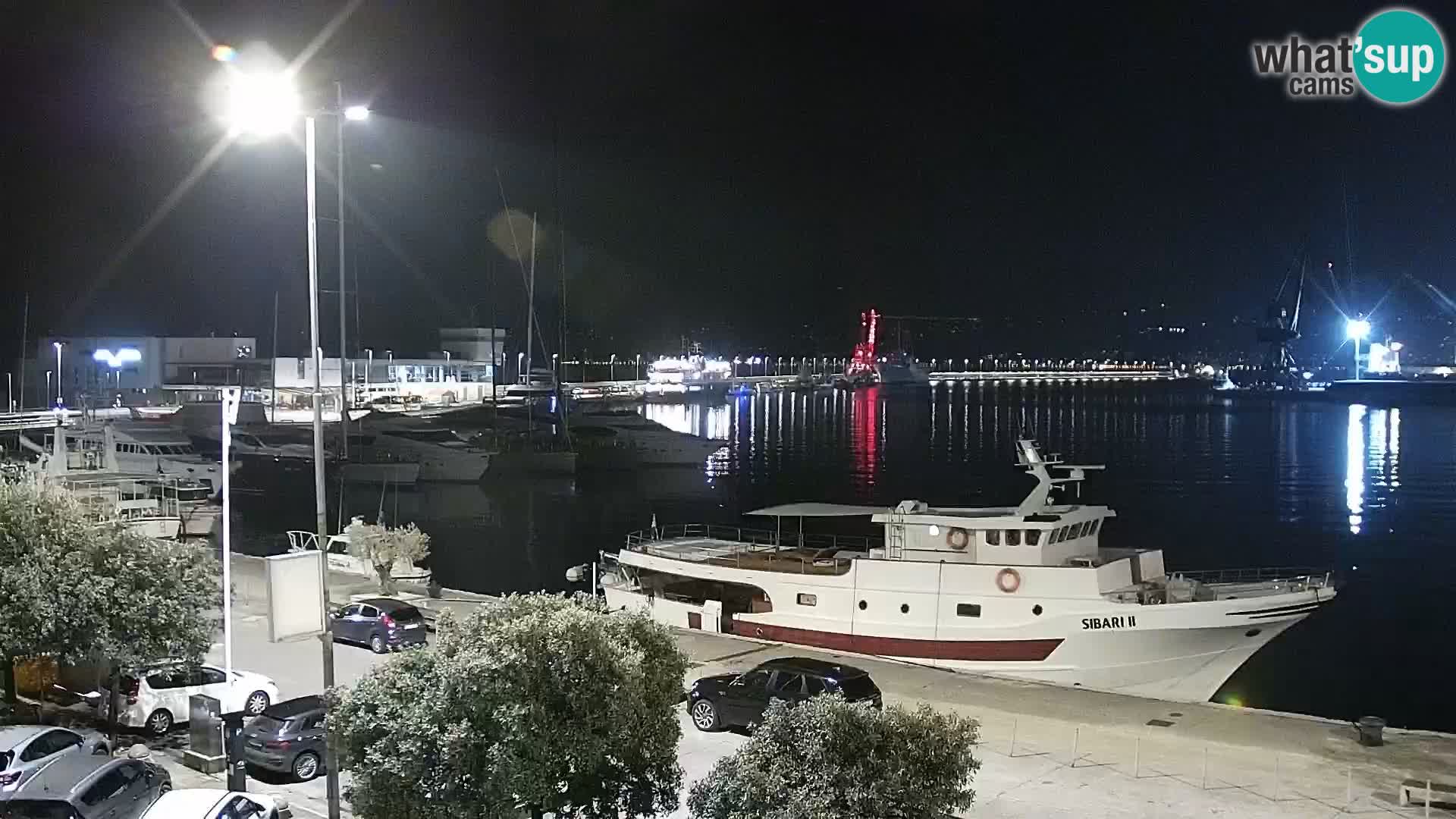 La Riva et Marina à Rijeka – Live Webcam Croatie