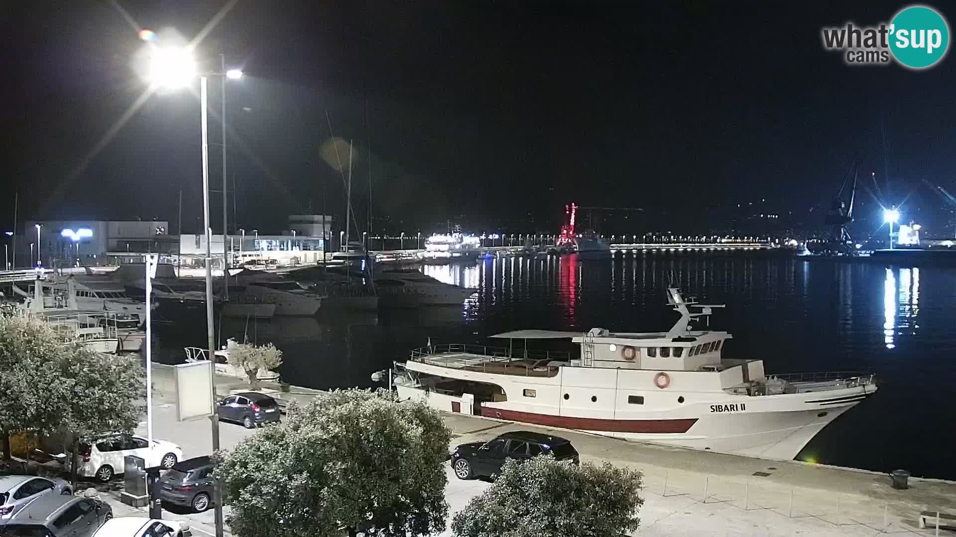 Die Riva und Marina in Rijeka – Live Webcam Kroatien