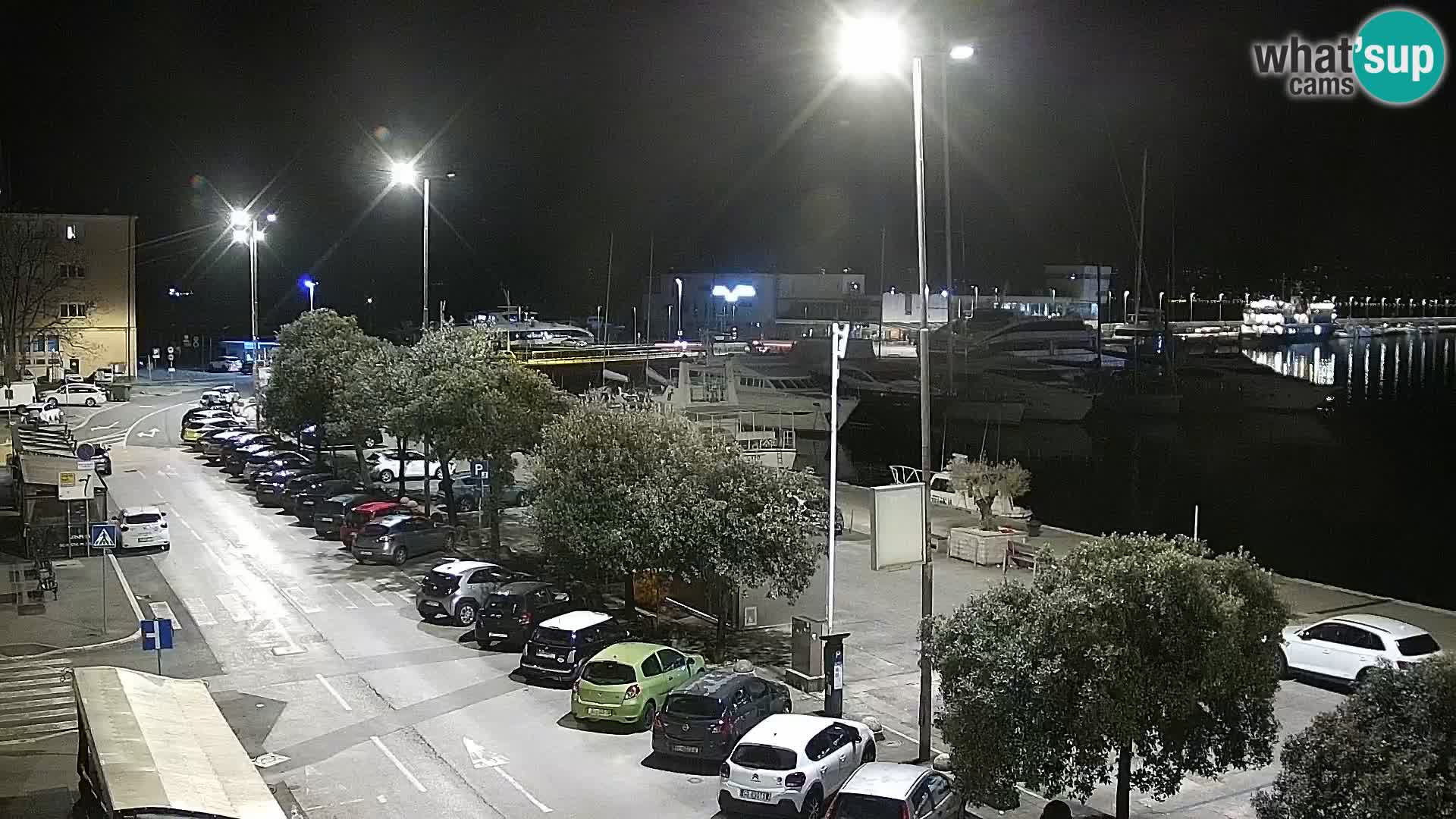 Die Riva und Marina in Rijeka – Live Webcam Kroatien