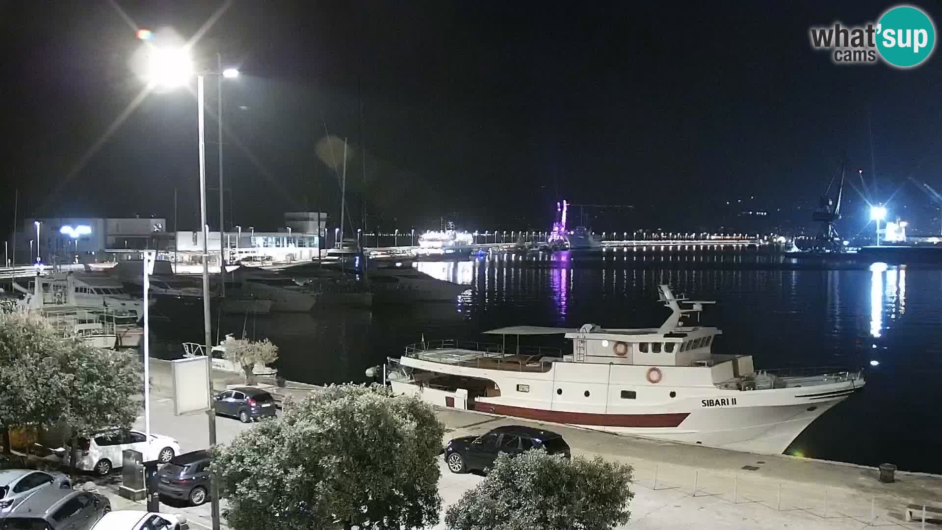 La Riva et Marina à Rijeka – Live Webcam Croatie