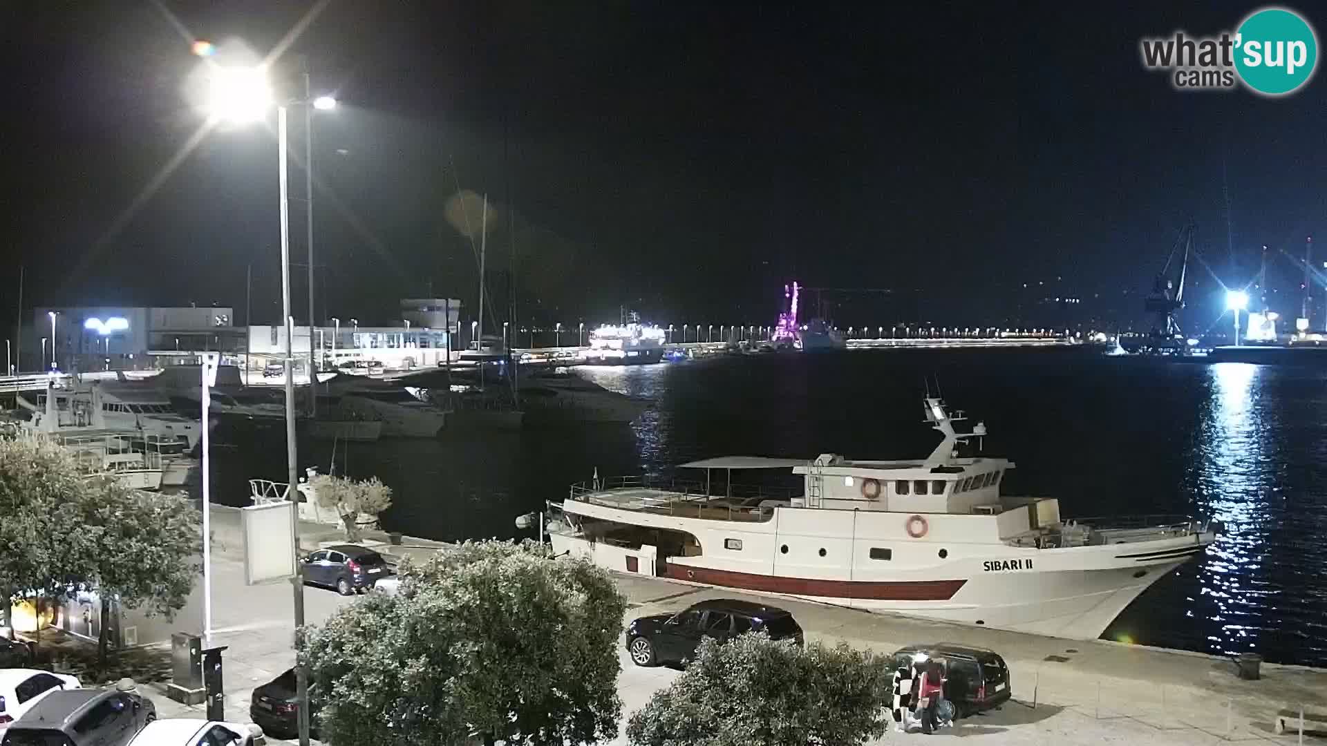 The Riva and Marina in Rijeka  – Live Webcam Croatia