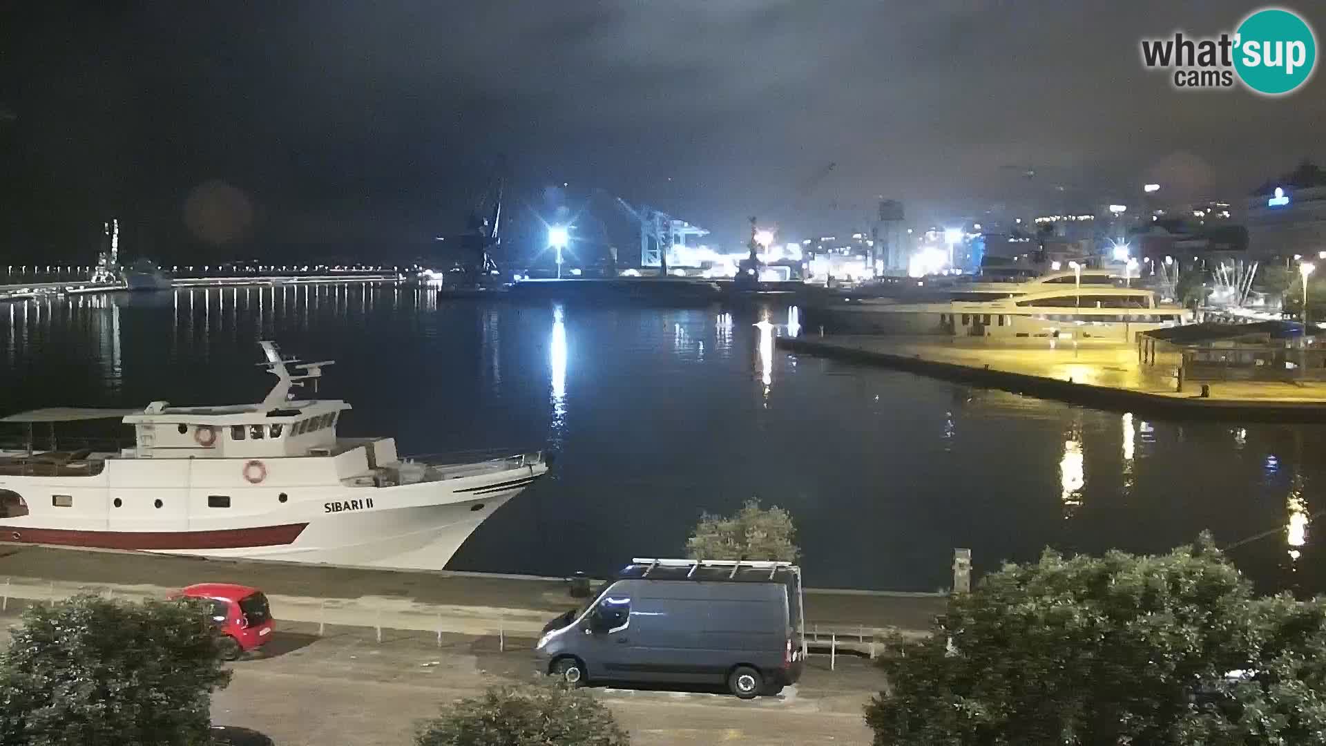 La Riva e la Marina a Rijeka (Fiume) – Live Webcam Croazia