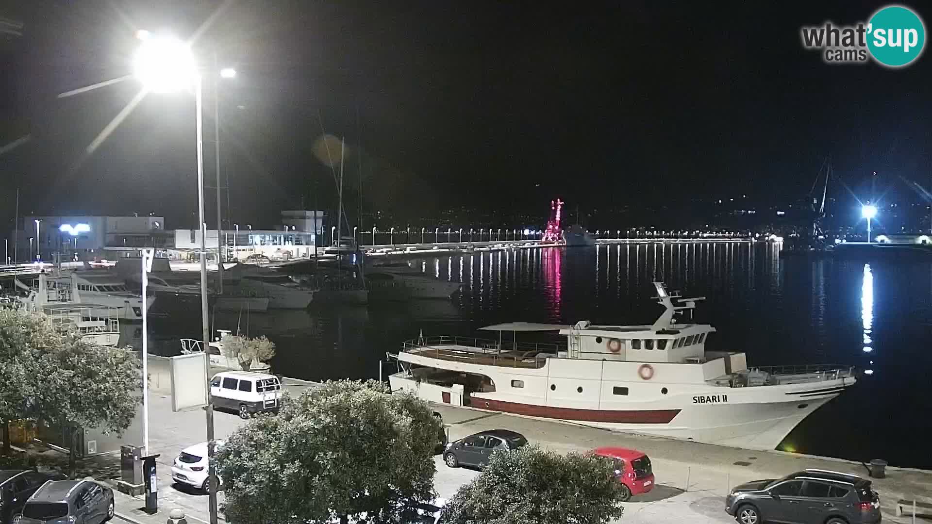 La Riva e la Marina a Rijeka (Fiume) – Live Webcam Croazia