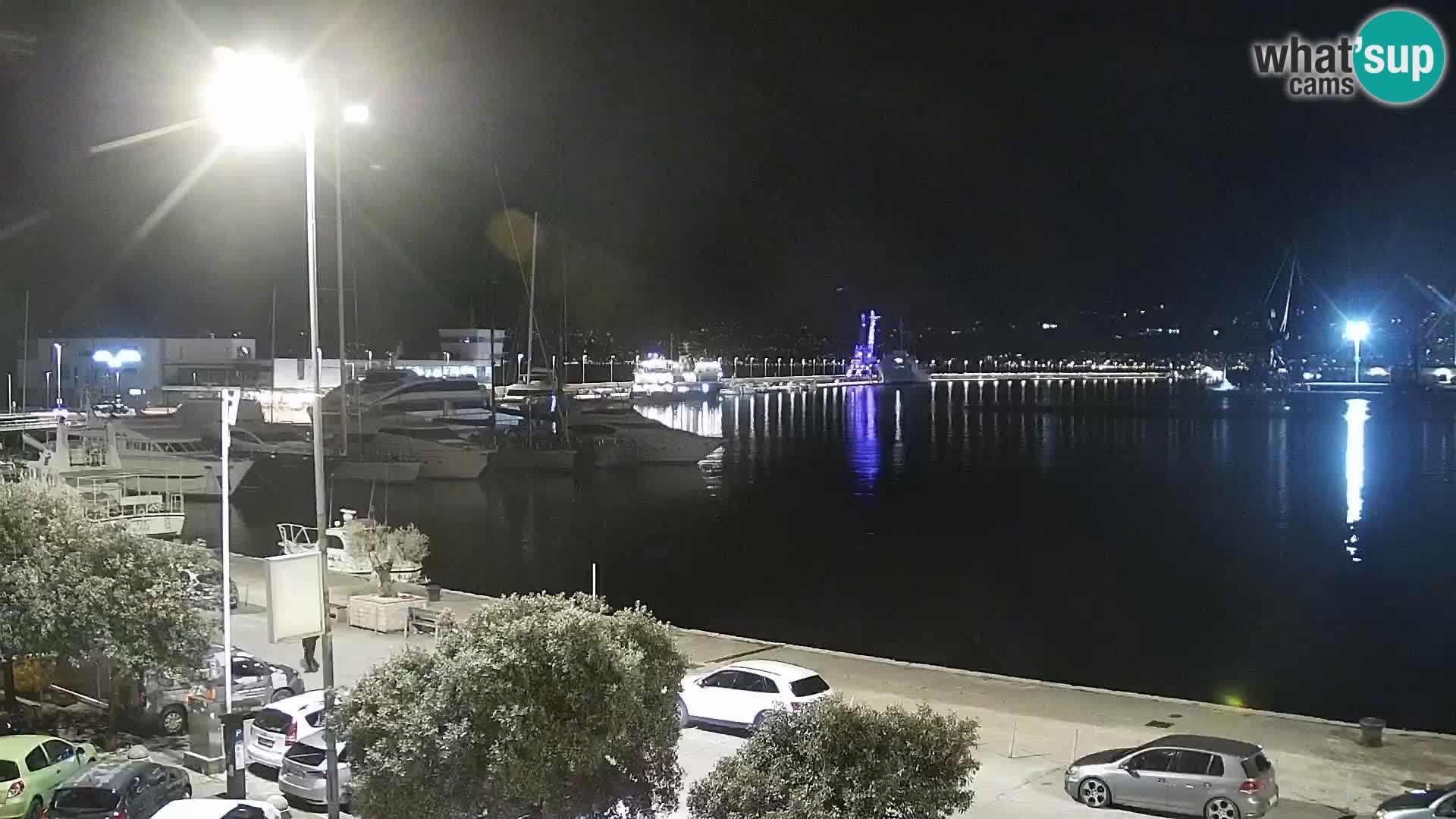 Riva i Marina u Rijeci – Web kamera uživo u Hrvatskoj