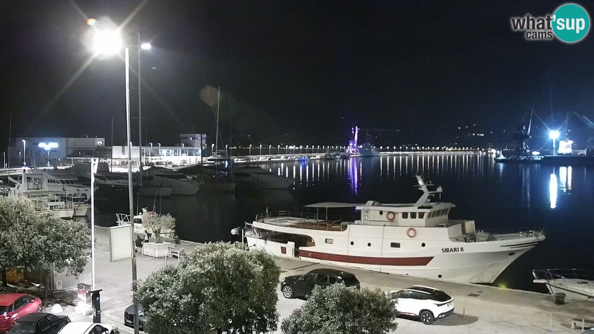 The Riva and Marina in Rijeka  – Live Webcam Croatia