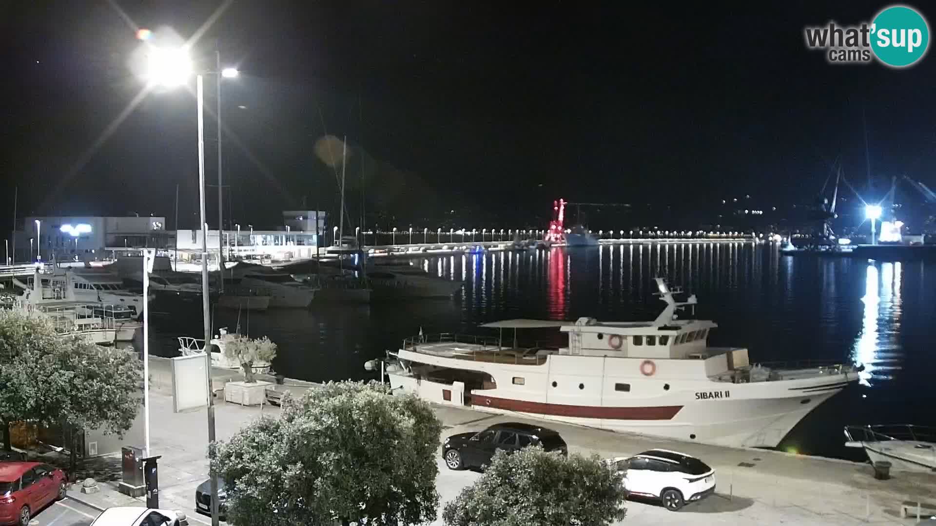 The Riva and Marina in Rijeka  – Live Webcam Croatia