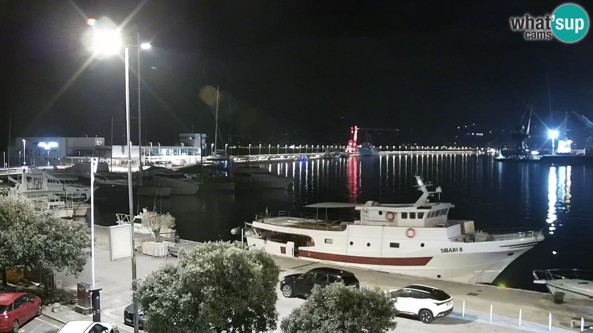 Die Riva und Marina in Rijeka – Live Webcam Kroatien