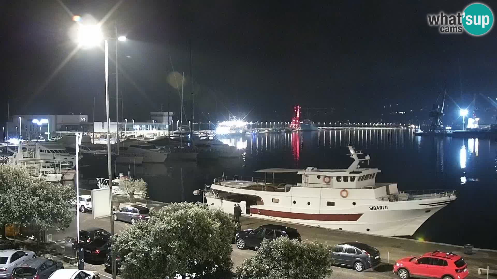 The Riva and Marina in Rijeka  – Live Webcam Croatia