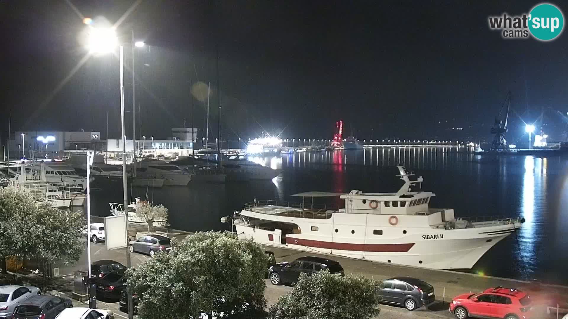 La Riva et Marina à Rijeka – Live Webcam Croatie