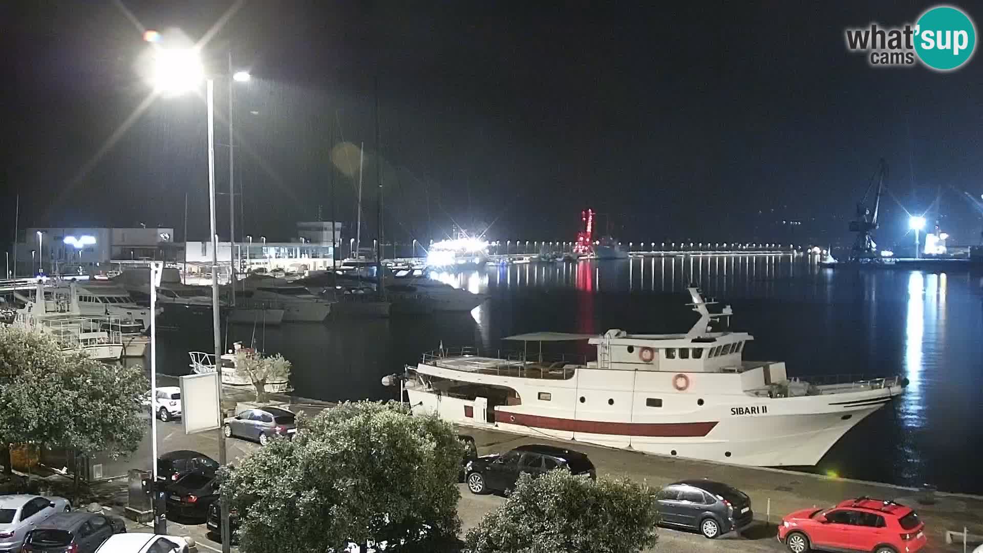 La Riva et Marina à Rijeka – Live Webcam Croatie
