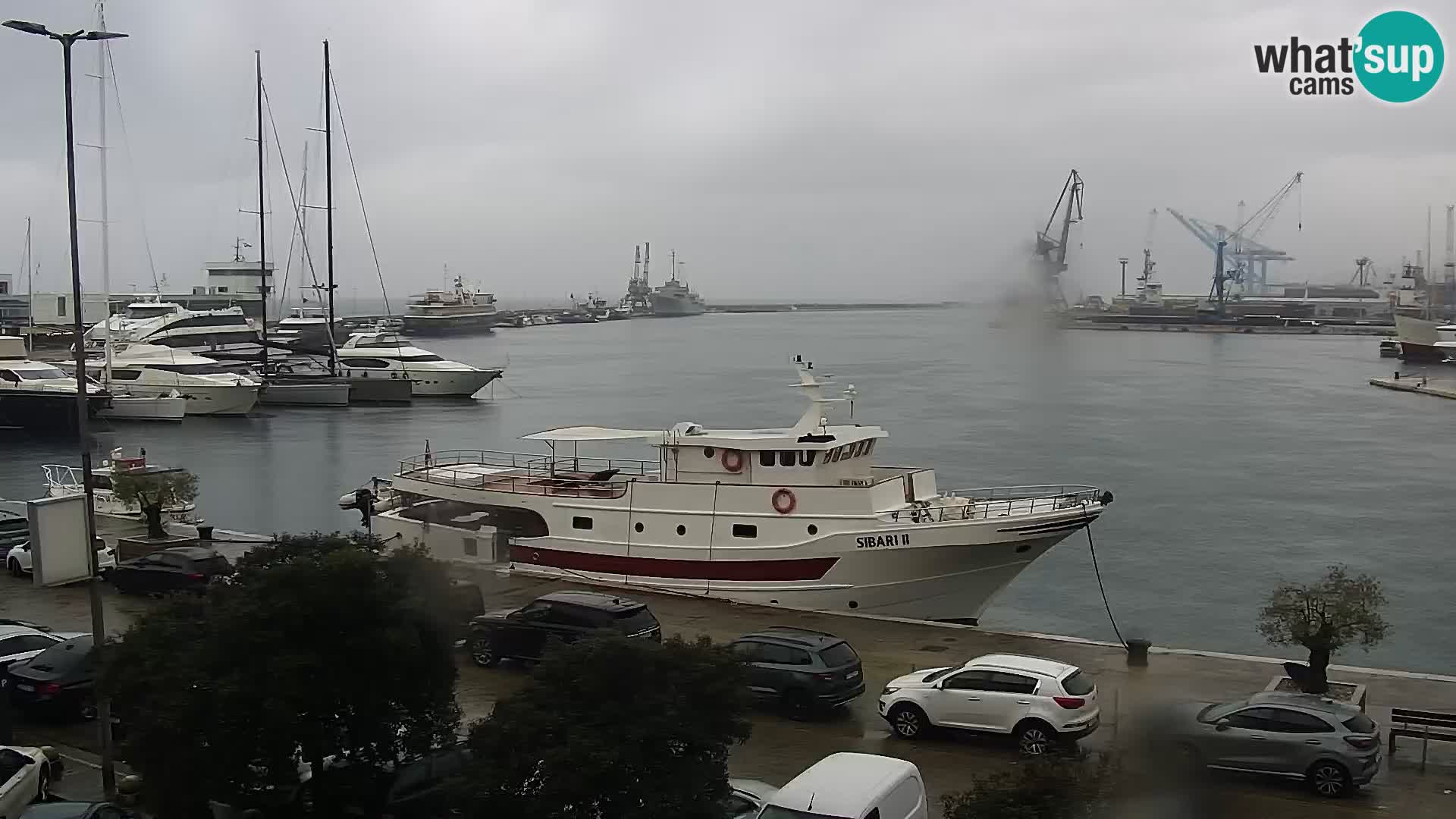 Die Riva und Marina in Rijeka – Live Webcam Kroatien