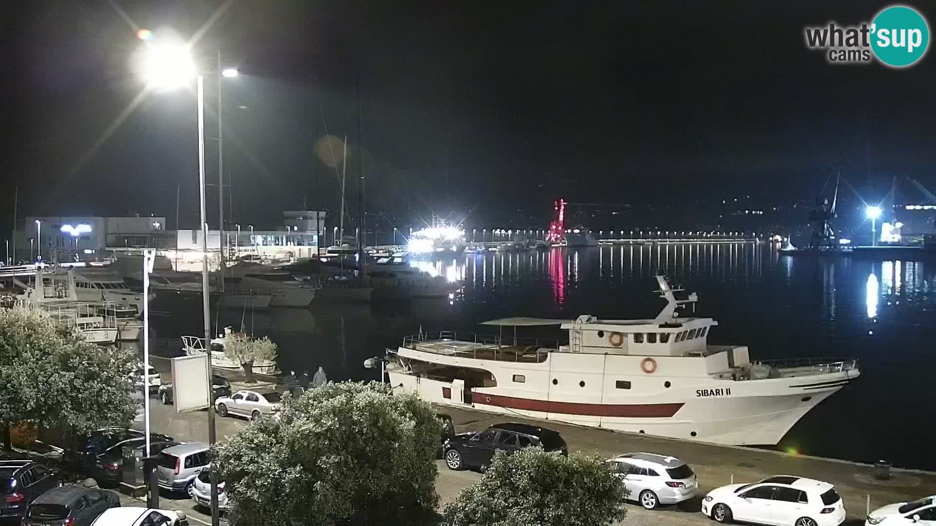 The Riva and Marina in Rijeka – Live Webcam Croatia