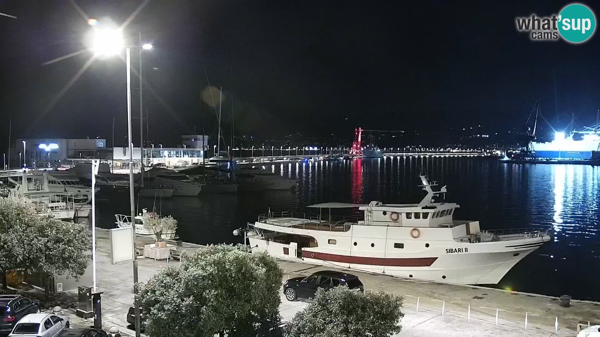 La Riva e la Marina a Rijeka (Fiume) – Live Webcam Croazia