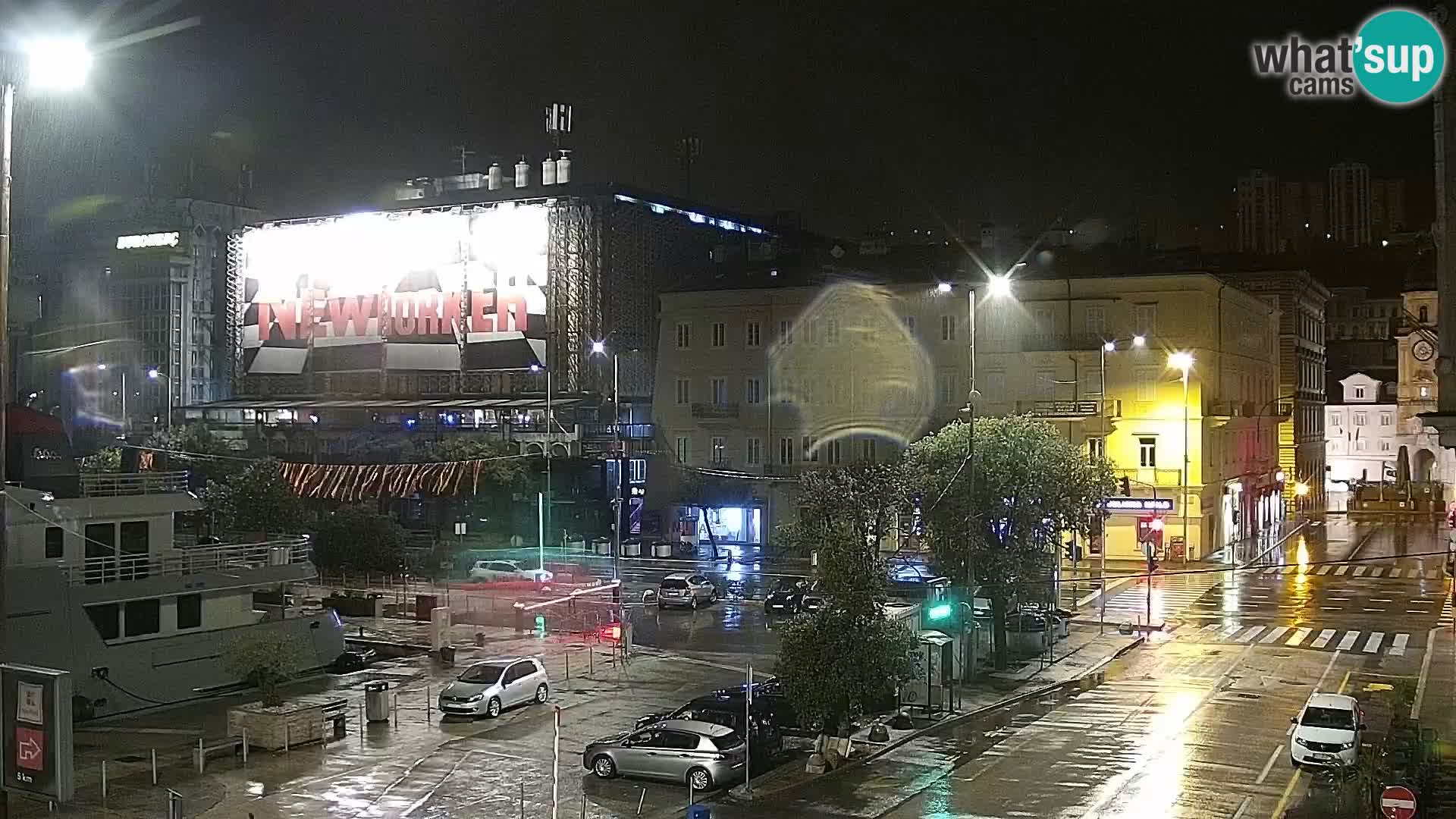 La Riva e la Marina a Rijeka (Fiume) – Live Webcam Croazia