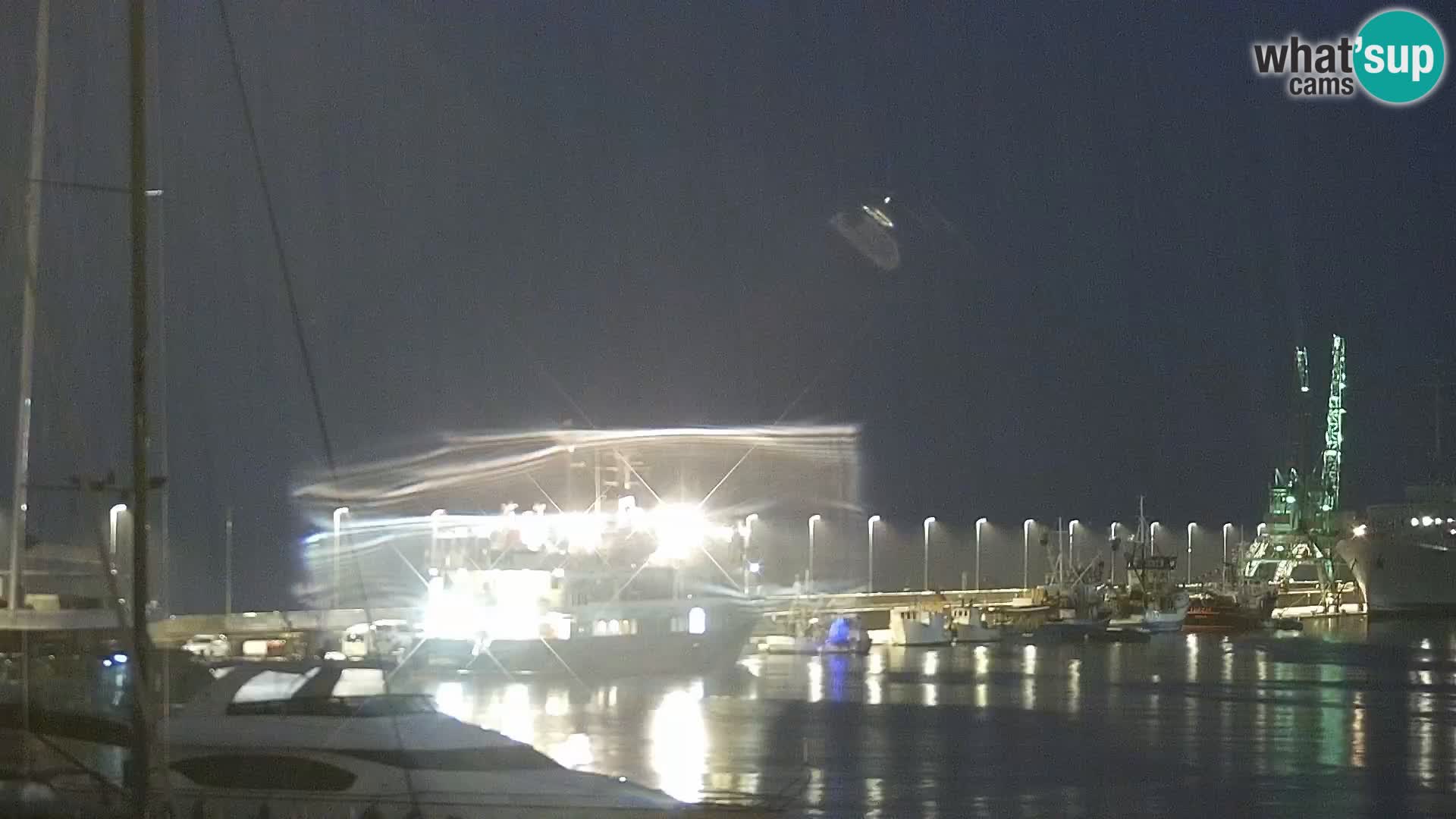 The Riva and Marina in Rijeka  – Live Webcam Croatia