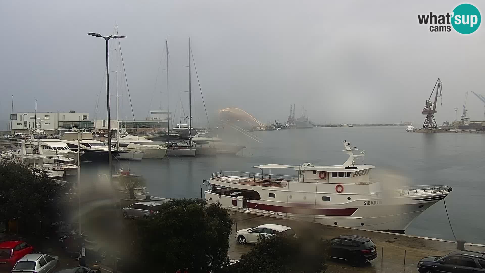 La Riva e la Marina a Rijeka (Fiume) – Live Webcam Croazia