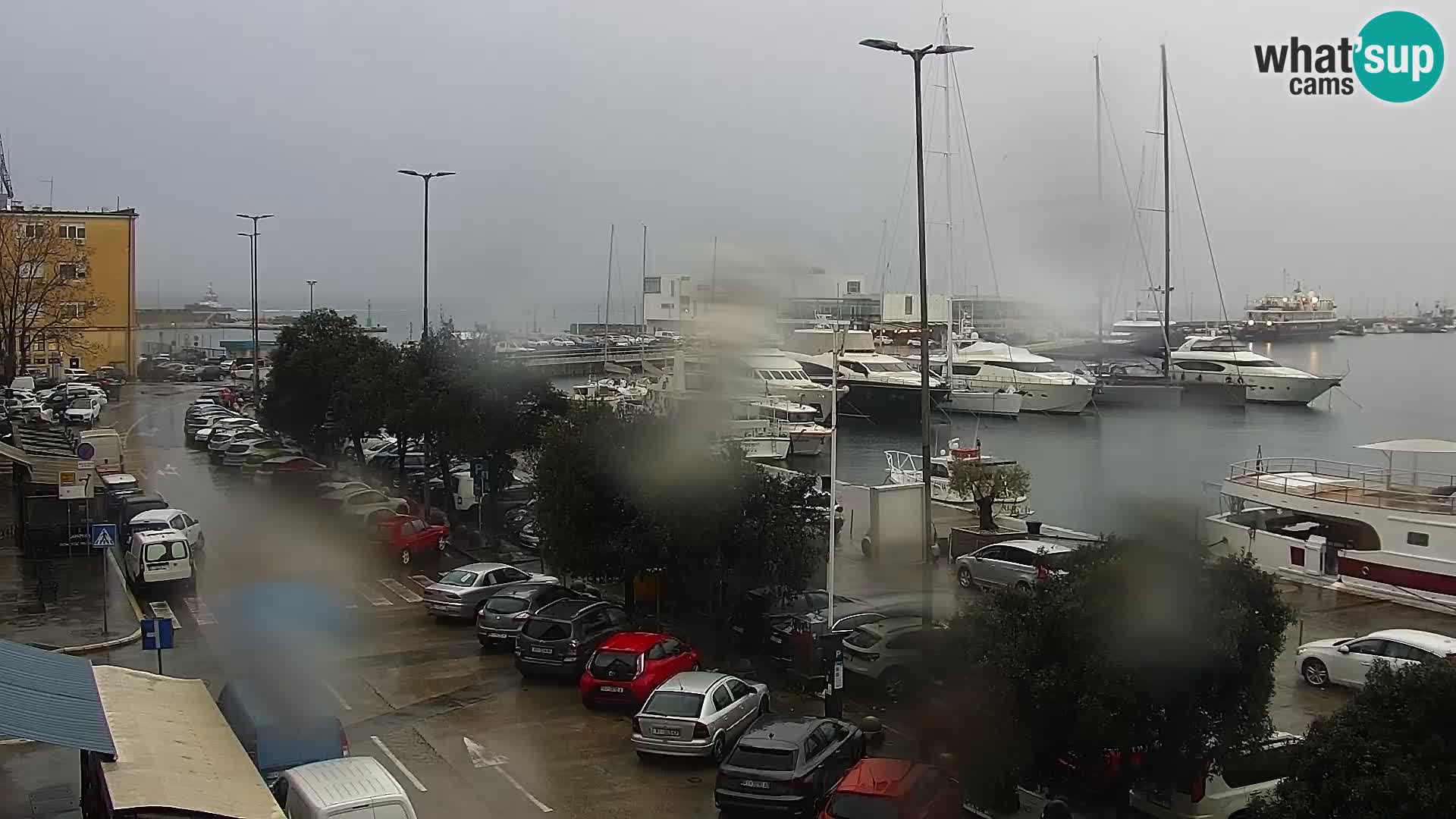 Riva i Marina u Rijeci – Web kamera uživo u Hrvatskoj