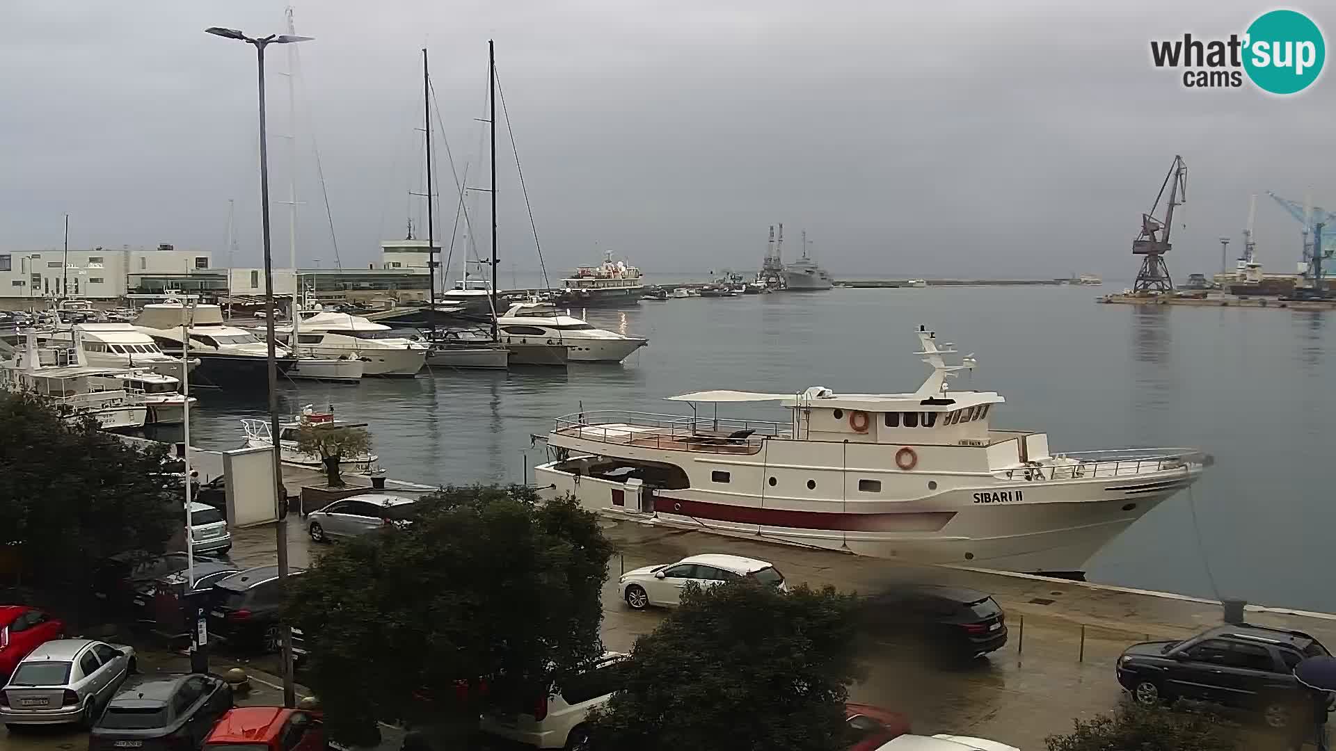 La Riva e la Marina a Rijeka (Fiume) – Live Webcam Croazia