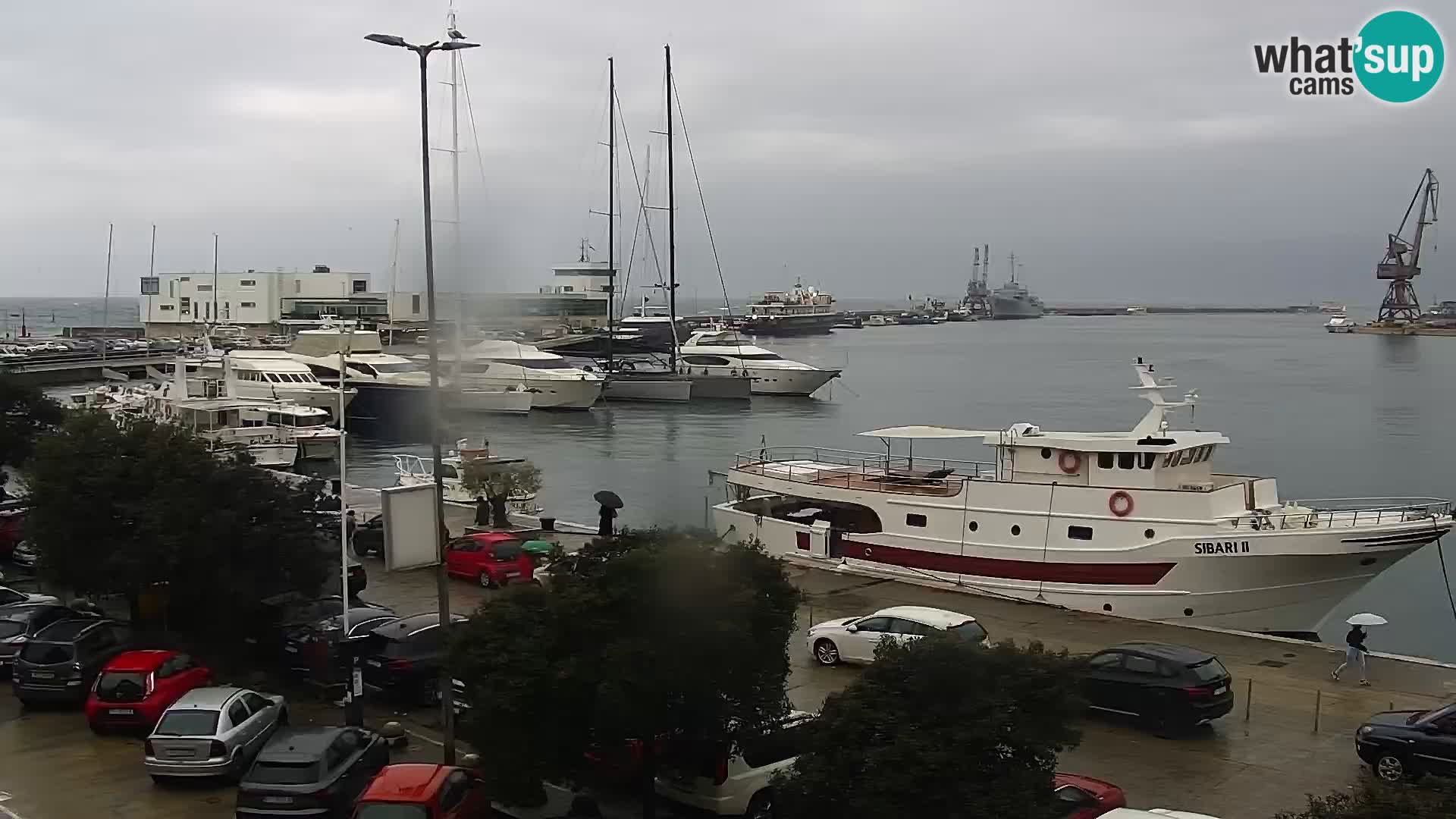 The Riva and Marina in Rijeka  – Live Webcam Croatia