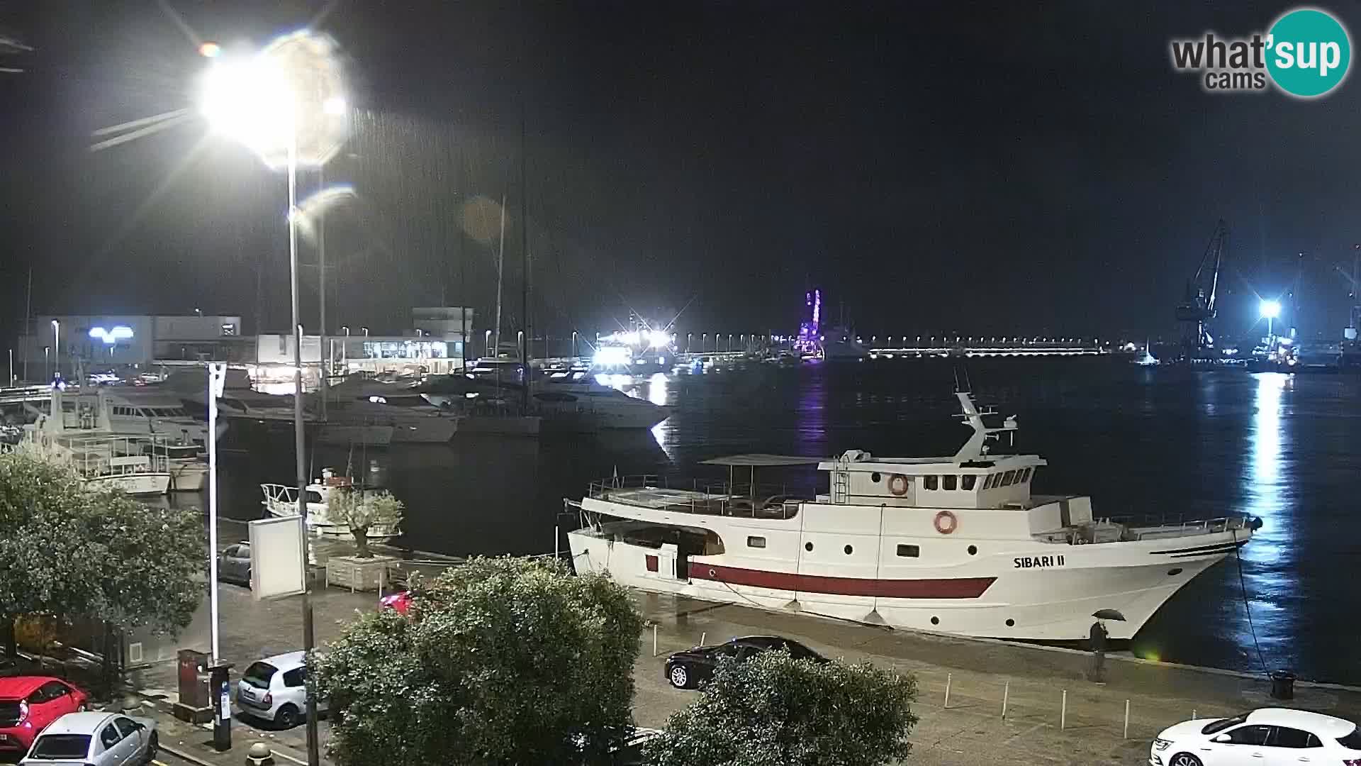 La Riva e la Marina a Rijeka (Fiume) – Live Webcam Croazia