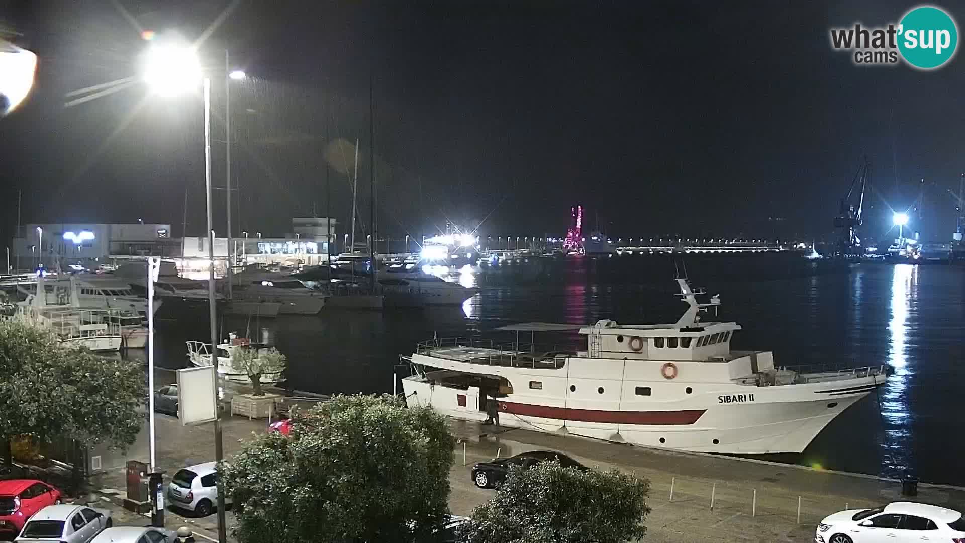 La Riva y Marina en Rijeka – Webcam en vivo Croacia