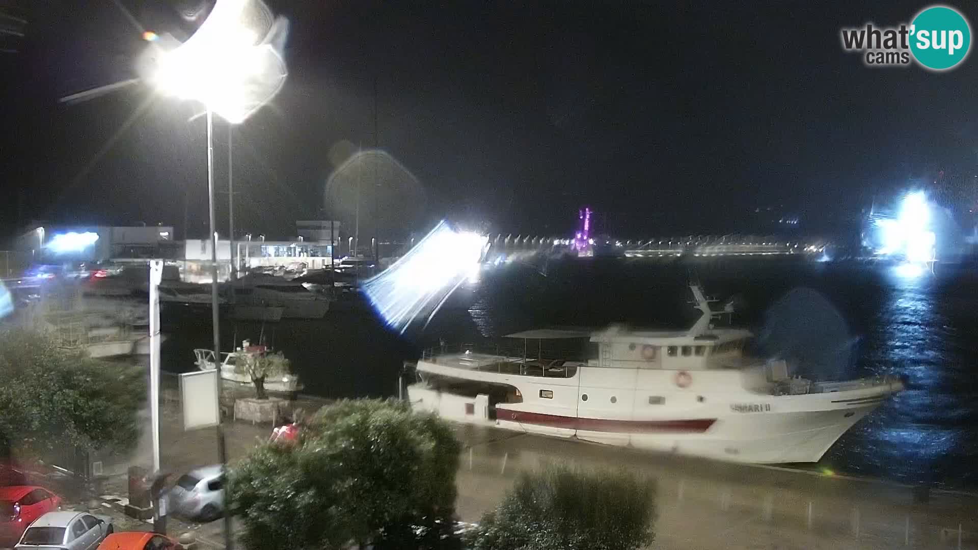 La Riva e la Marina a Rijeka (Fiume) – Live Webcam Croazia