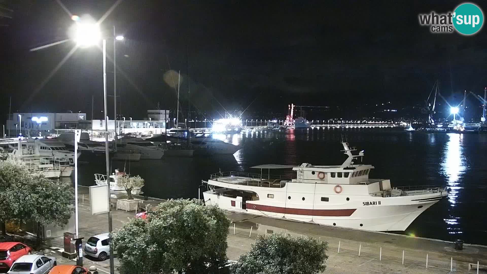 Riva i Marina u Rijeci – Web kamera uživo u Hrvatskoj