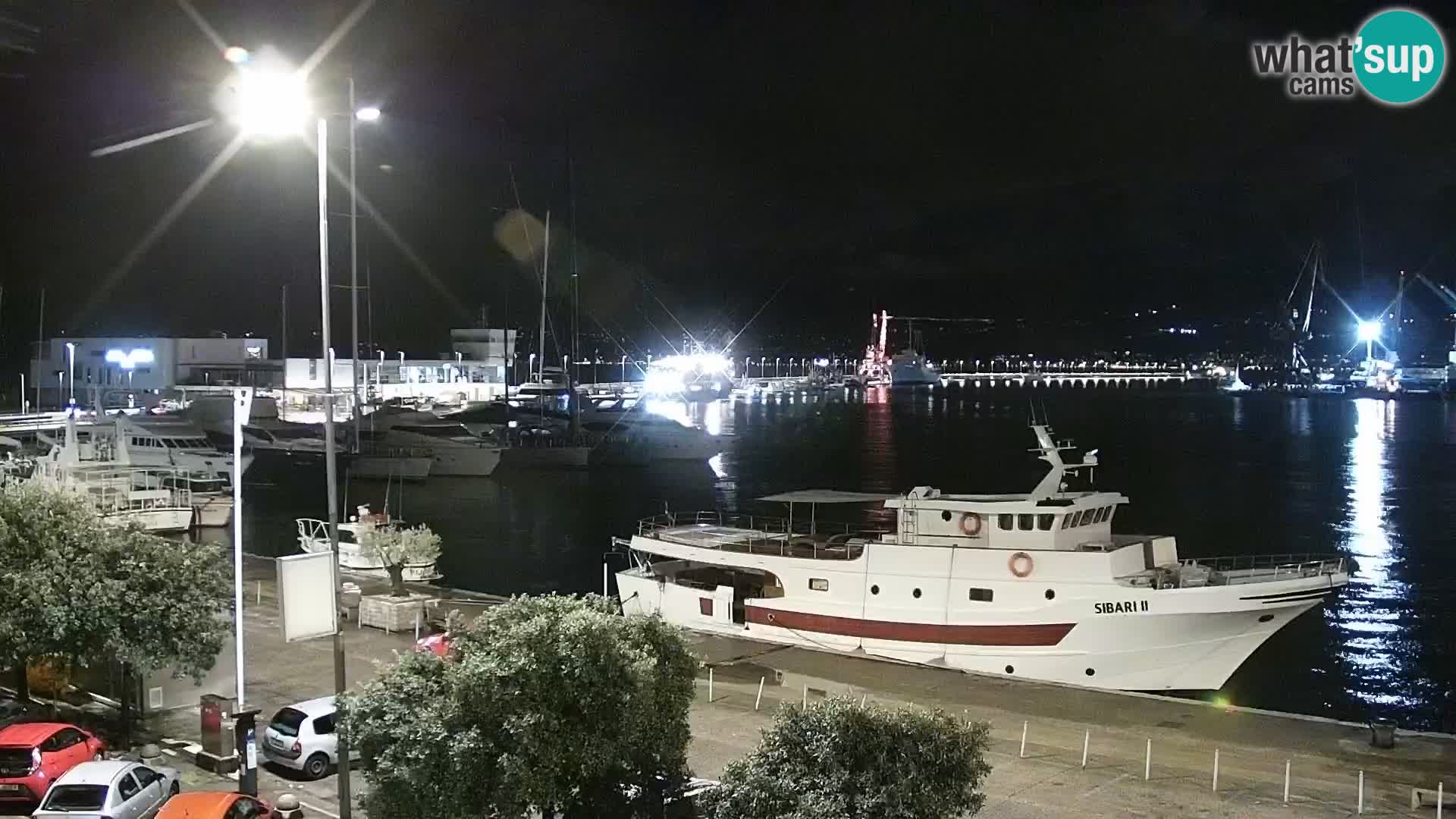 La Riva e la Marina a Rijeka (Fiume) – Live Webcam Croazia