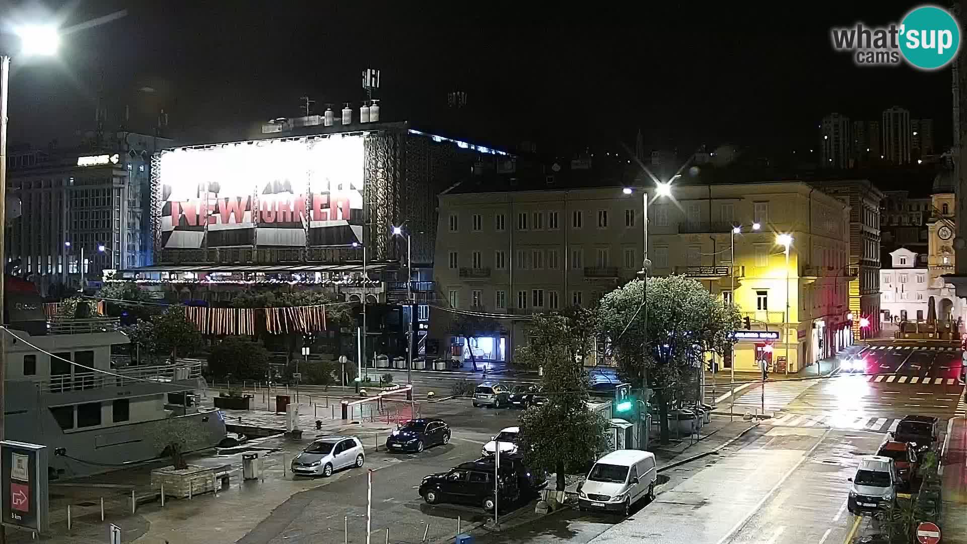 La Riva e la Marina a Rijeka (Fiume) – Live Webcam Croazia