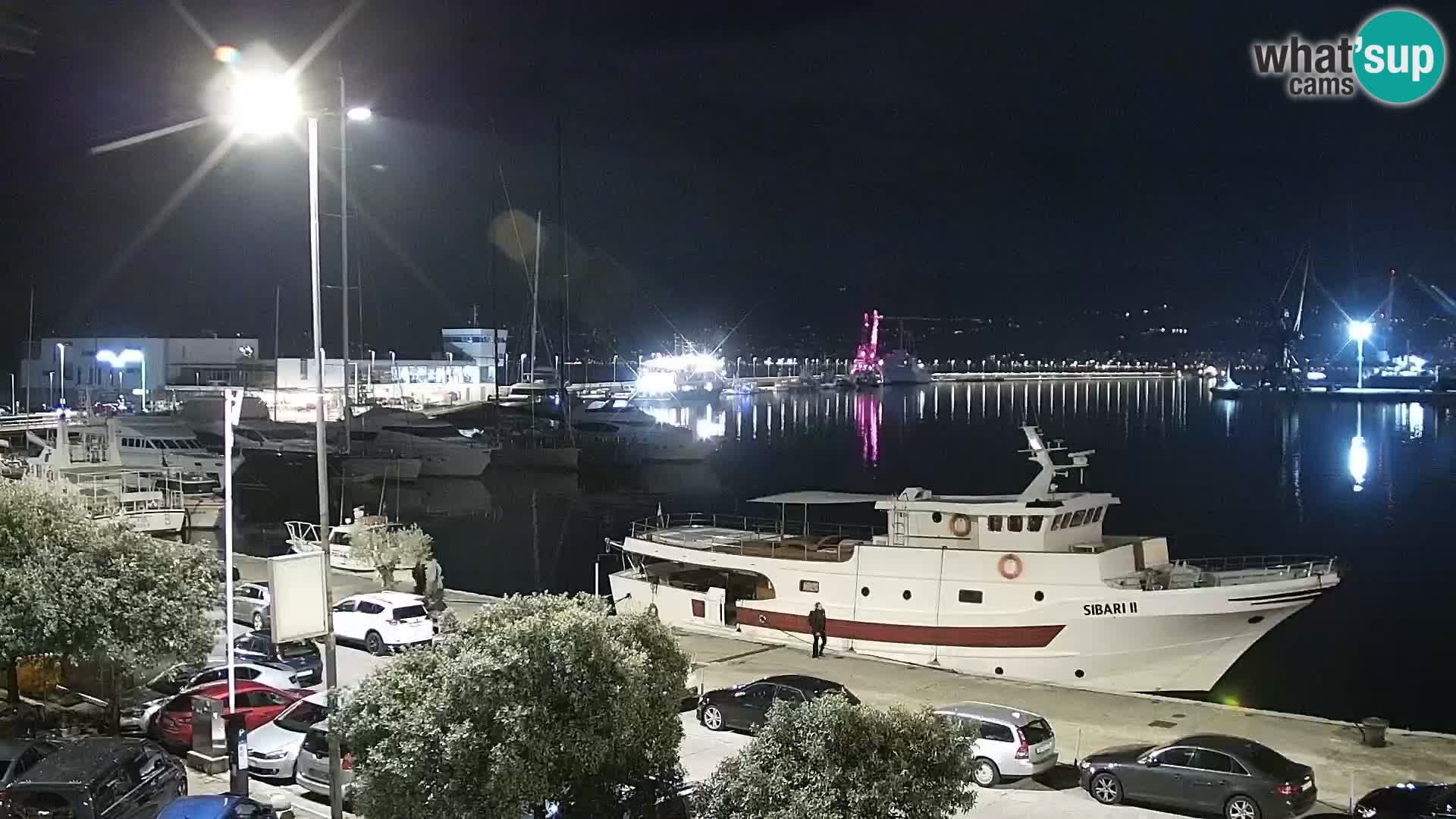 Die Riva und Marina in Rijeka – Live Webcam Kroatien
