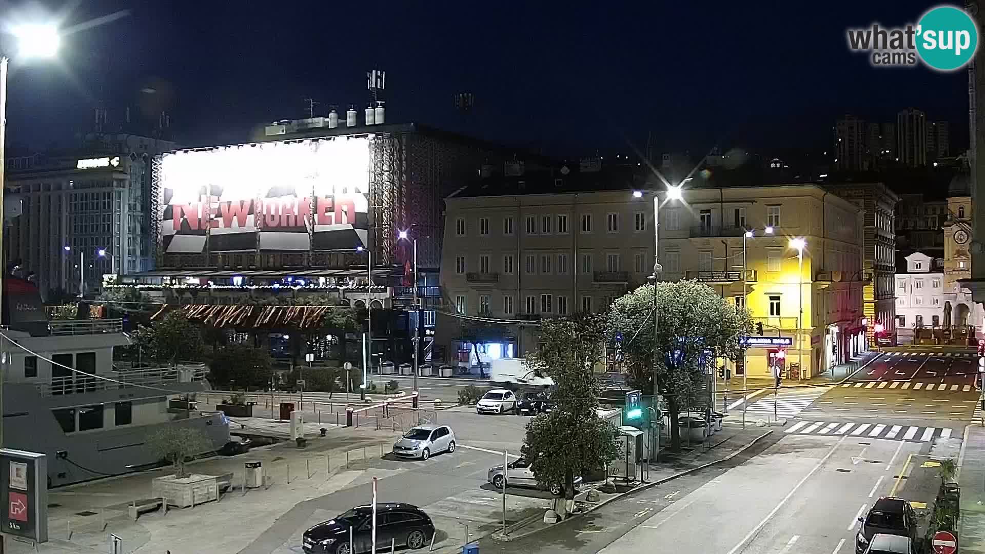 Riva i Marina u Rijeci – Web kamera uživo u Hrvatskoj