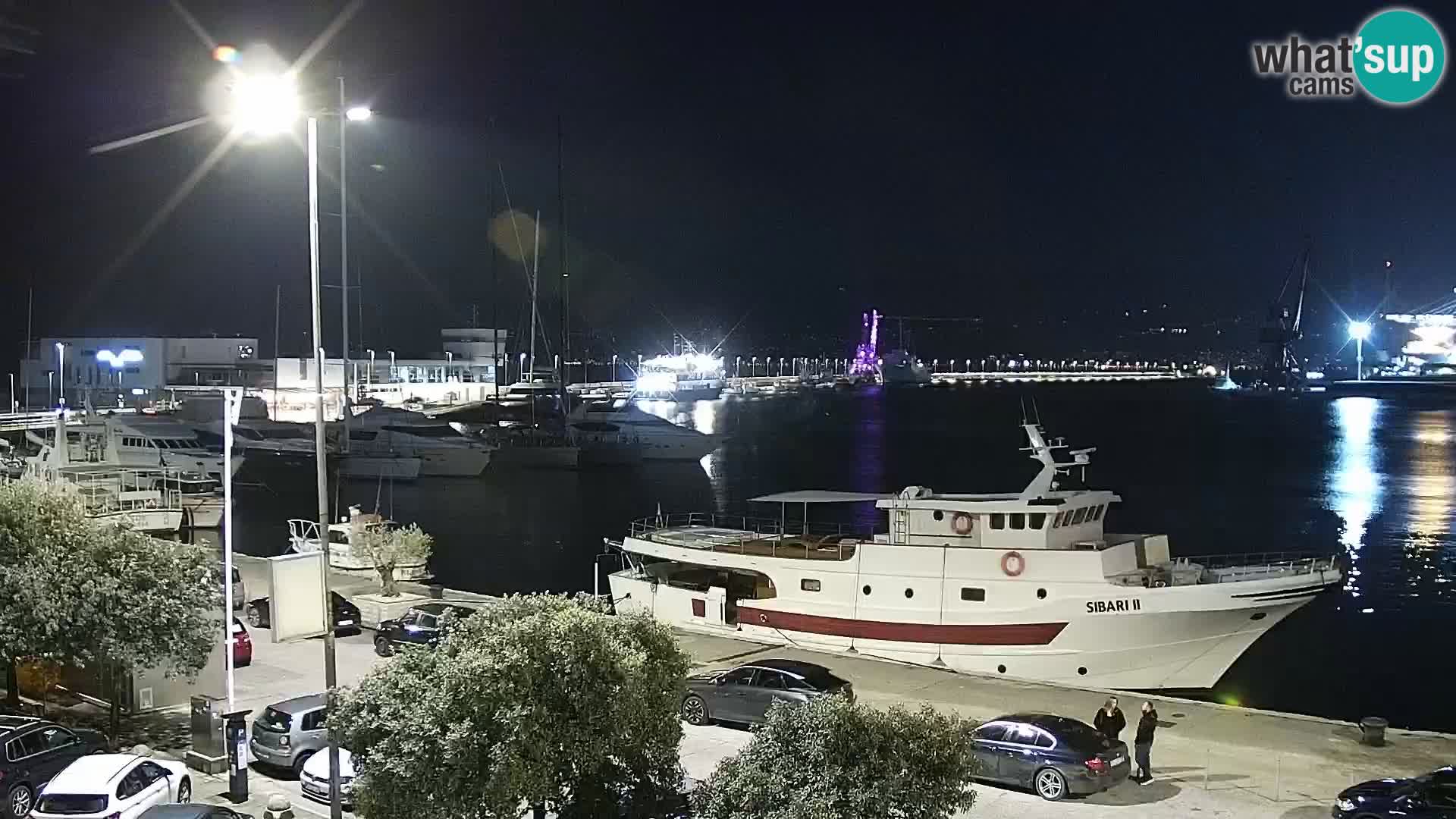 La Riva e la Marina a Rijeka (Fiume) – Live Webcam Croazia