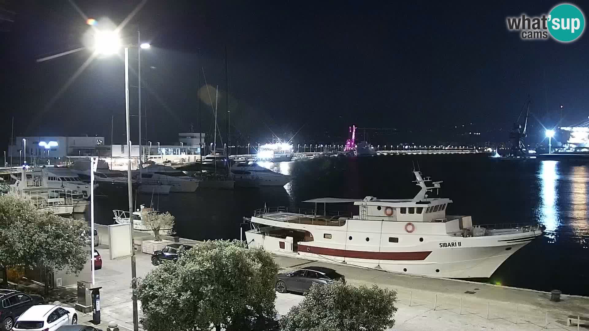 La Riva e la Marina a Rijeka (Fiume) – Live Webcam Croazia