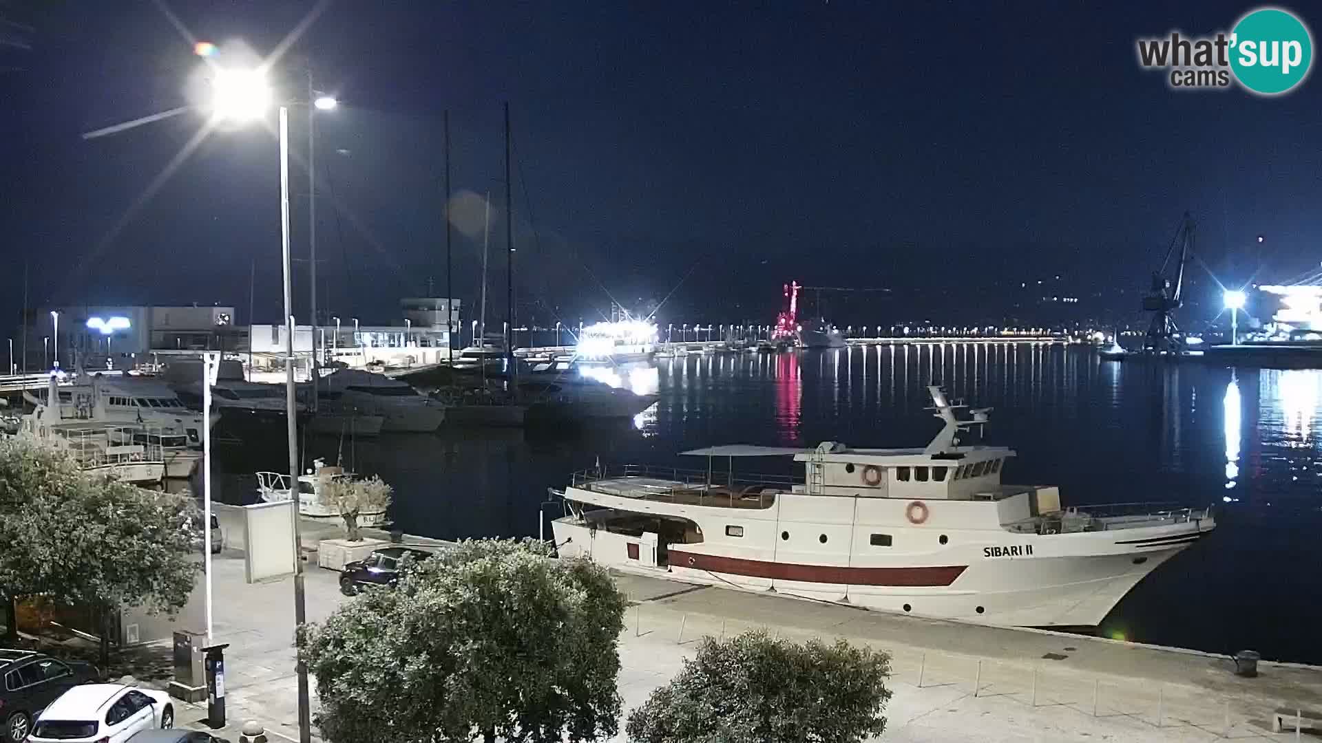 La Riva e la Marina a Rijeka (Fiume) – Live Webcam Croazia