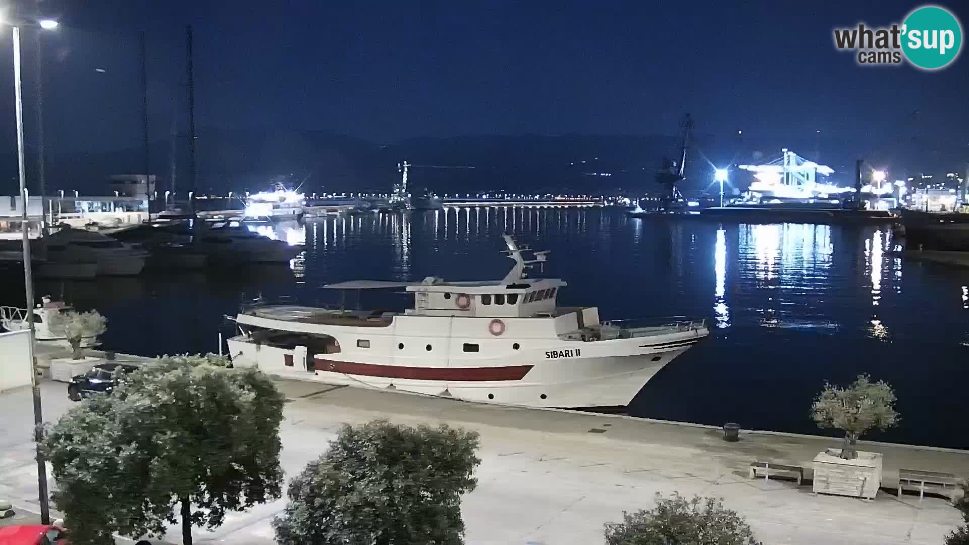 La Riva et Marina à Rijeka – Live Webcam Croatie