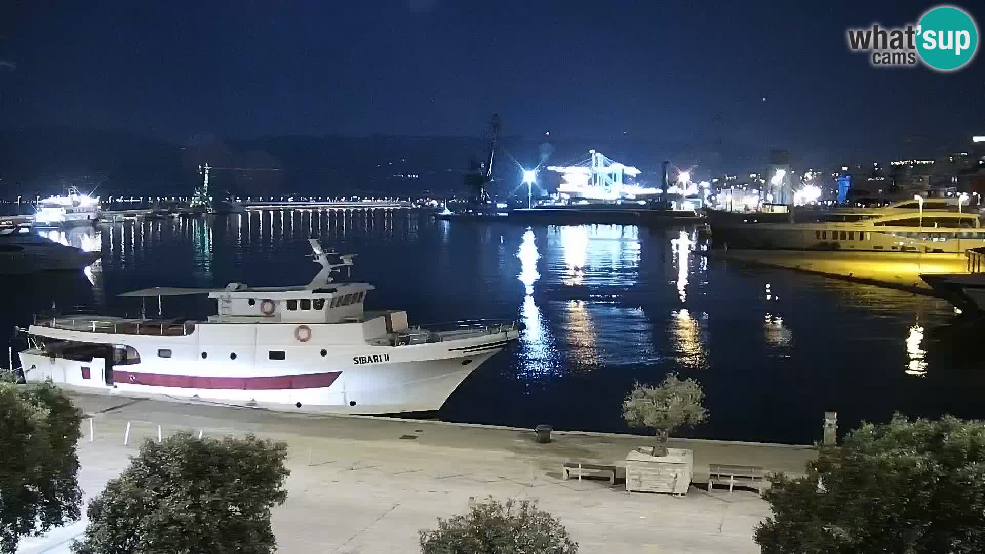 La Riva e la Marina a Rijeka (Fiume) – Live Webcam Croazia