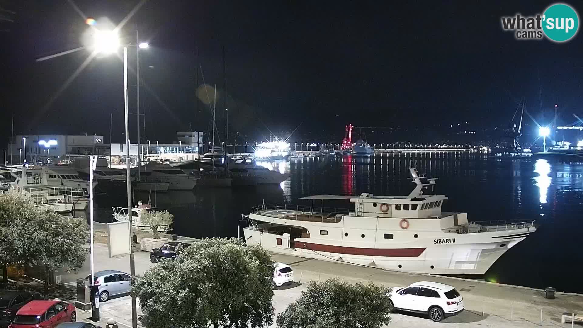 Die Riva und Marina in Rijeka – Live Webcam Kroatien