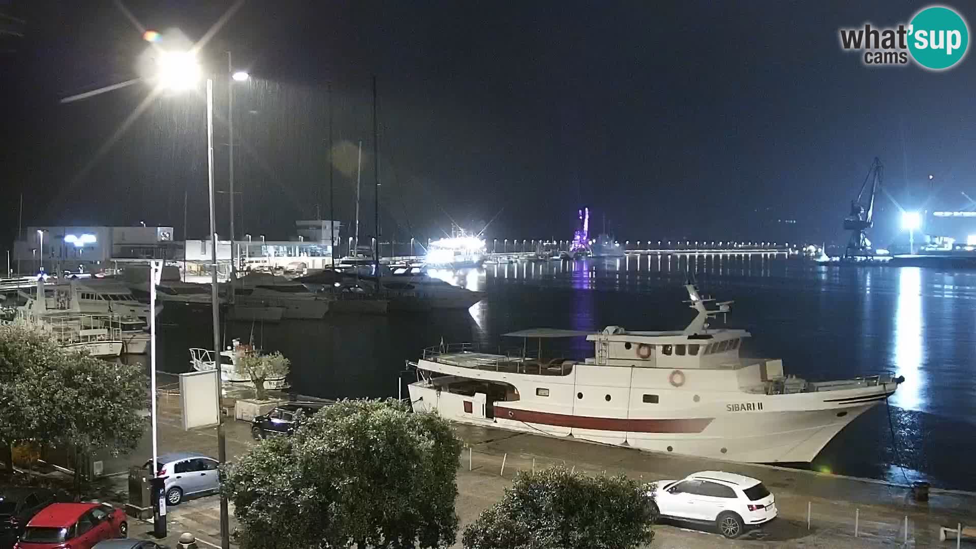 La Riva y Marina en Rijeka – Webcam en vivo Croacia