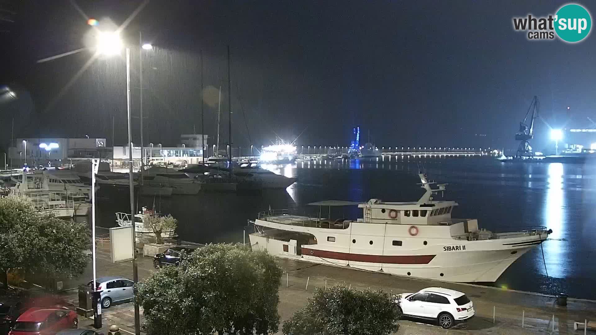 Die Riva und Marina in Rijeka – Live Webcam Kroatien