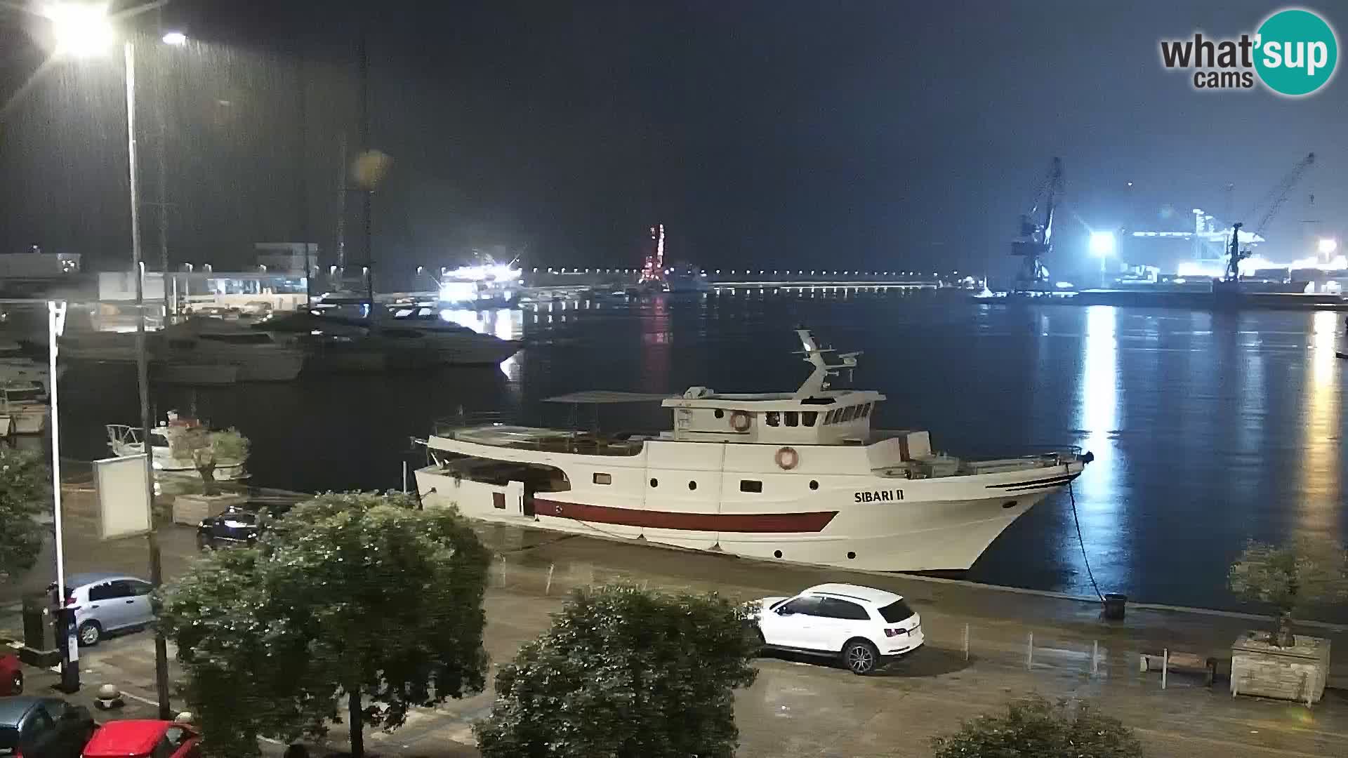 La Riva y Marina en Rijeka – Webcam en vivo Croacia