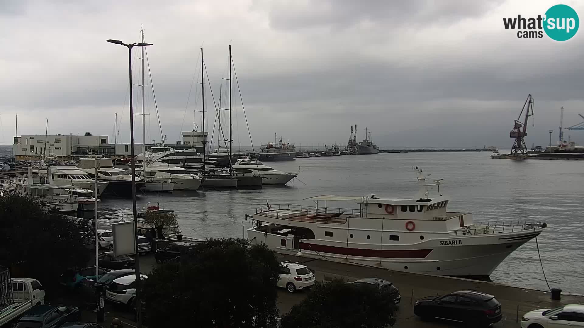 La Riva e la Marina a Rijeka (Fiume) – Live Webcam Croazia