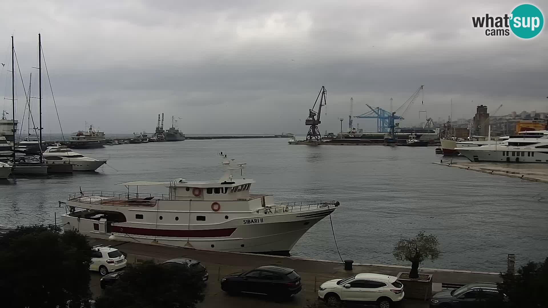 Riva i Marina u Rijeci – Web kamera uživo u Hrvatskoj