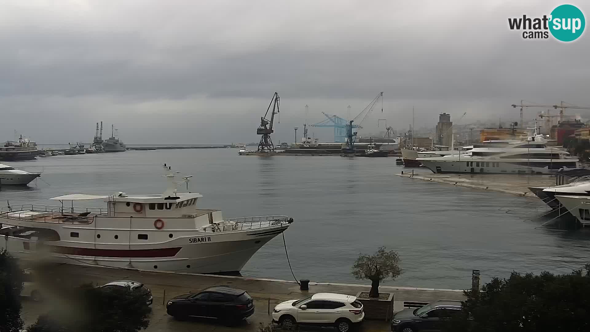 La Riva e la Marina a Rijeka (Fiume) – Live Webcam Croazia