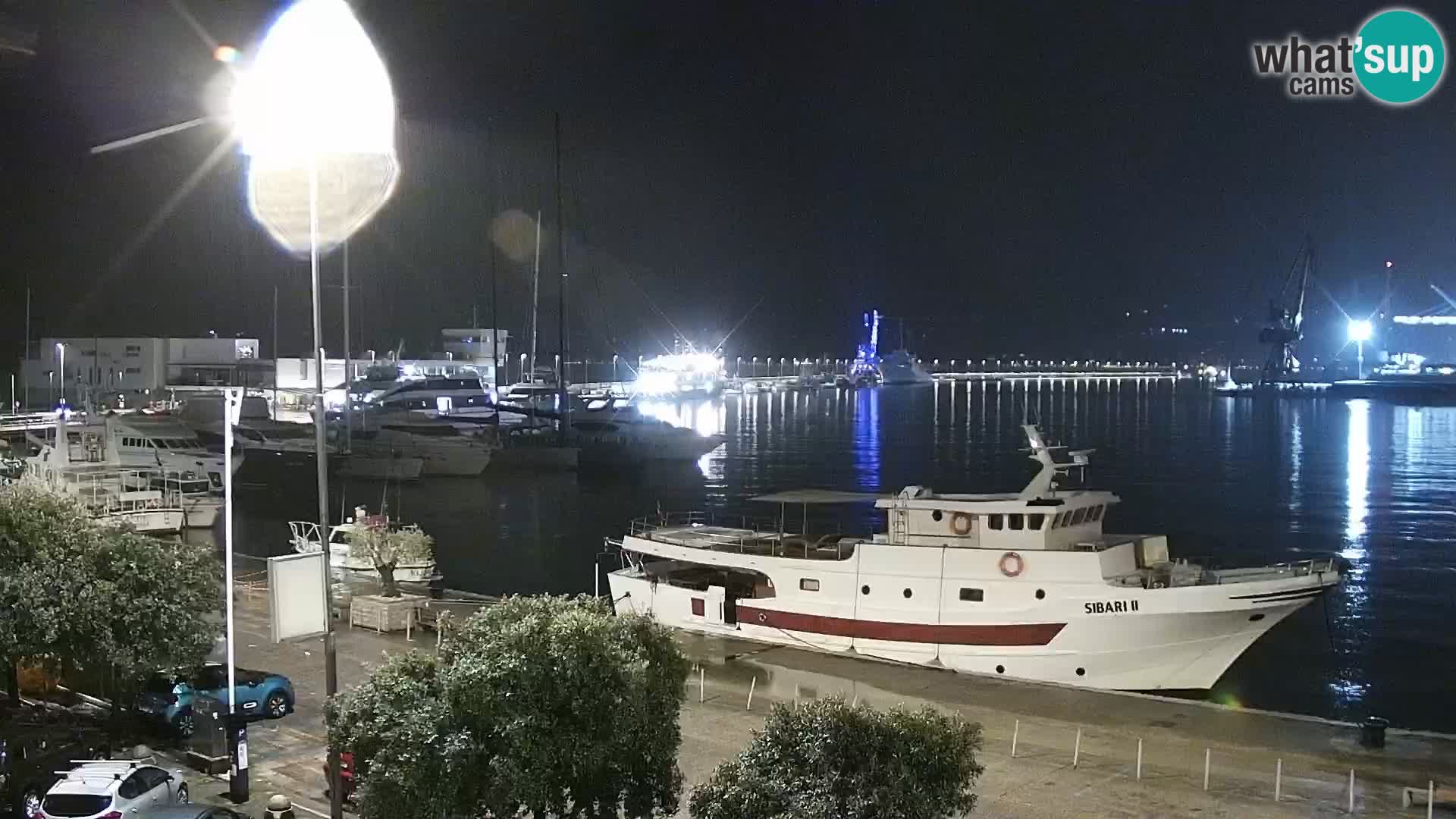 La Riva e la Marina a Rijeka (Fiume) – Live Webcam Croazia