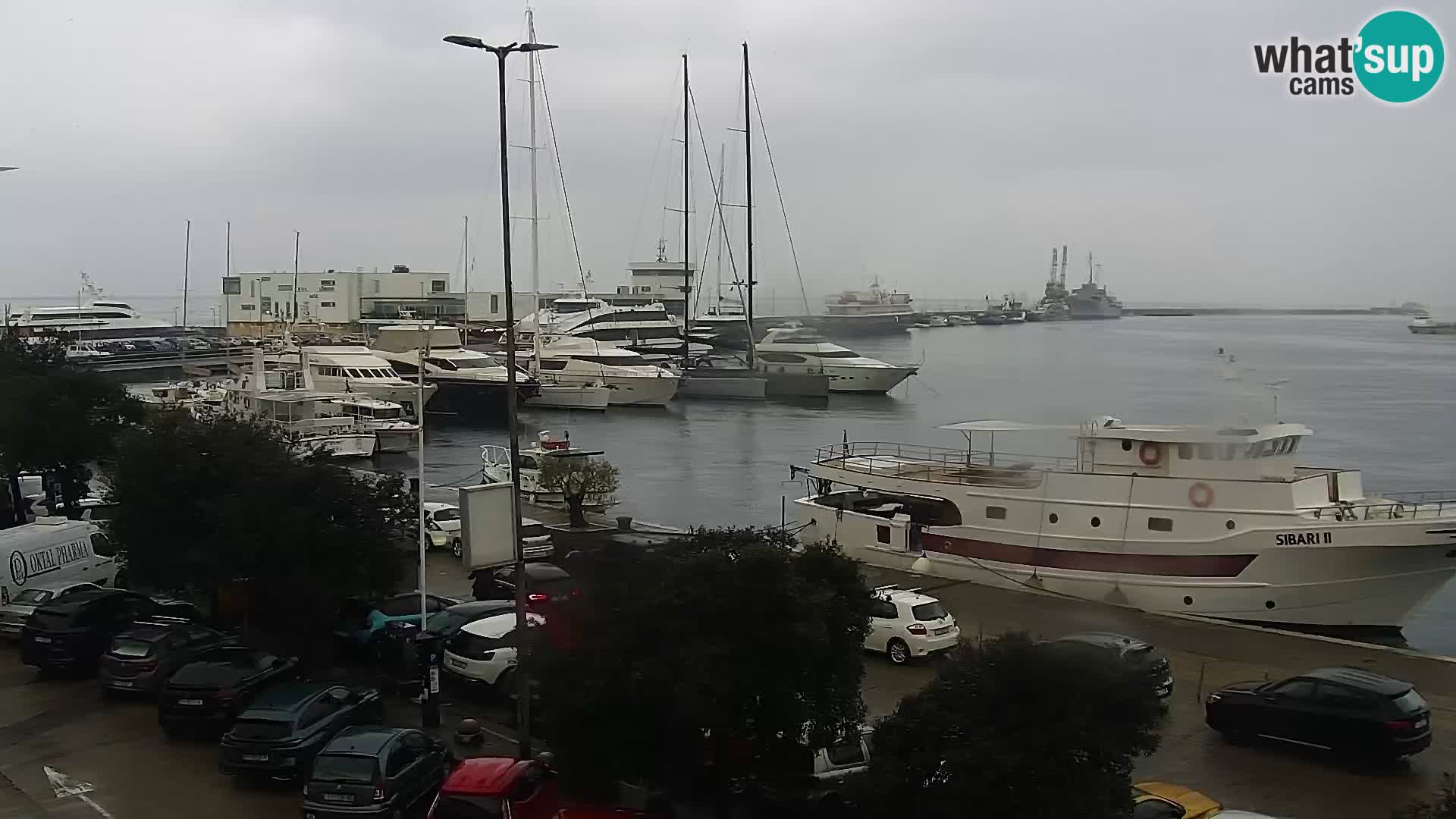 Die Riva und Marina in Rijeka – Live Webcam Kroatien