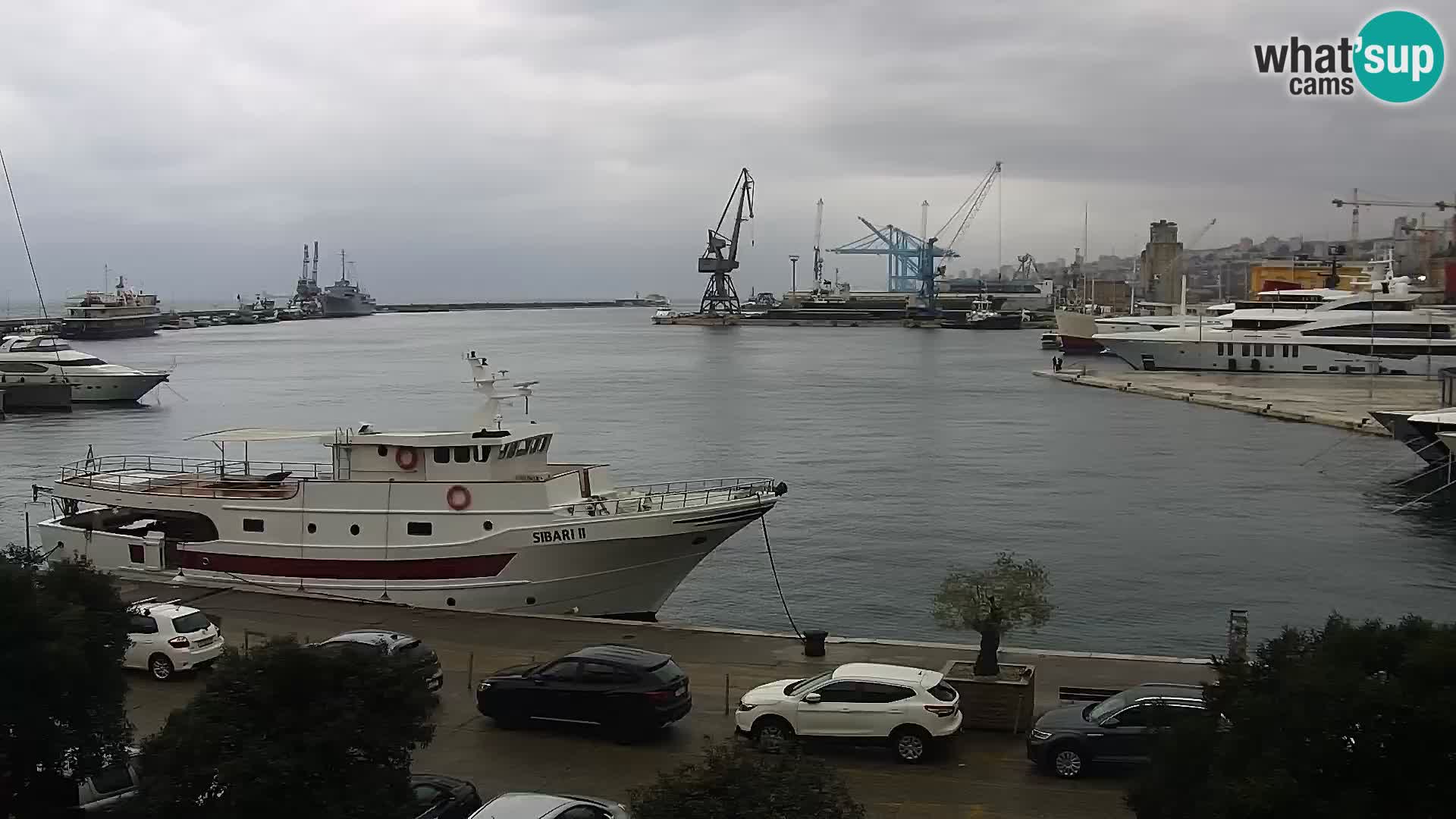 Riva i Marina u Rijeci – Web kamera uživo u Hrvatskoj