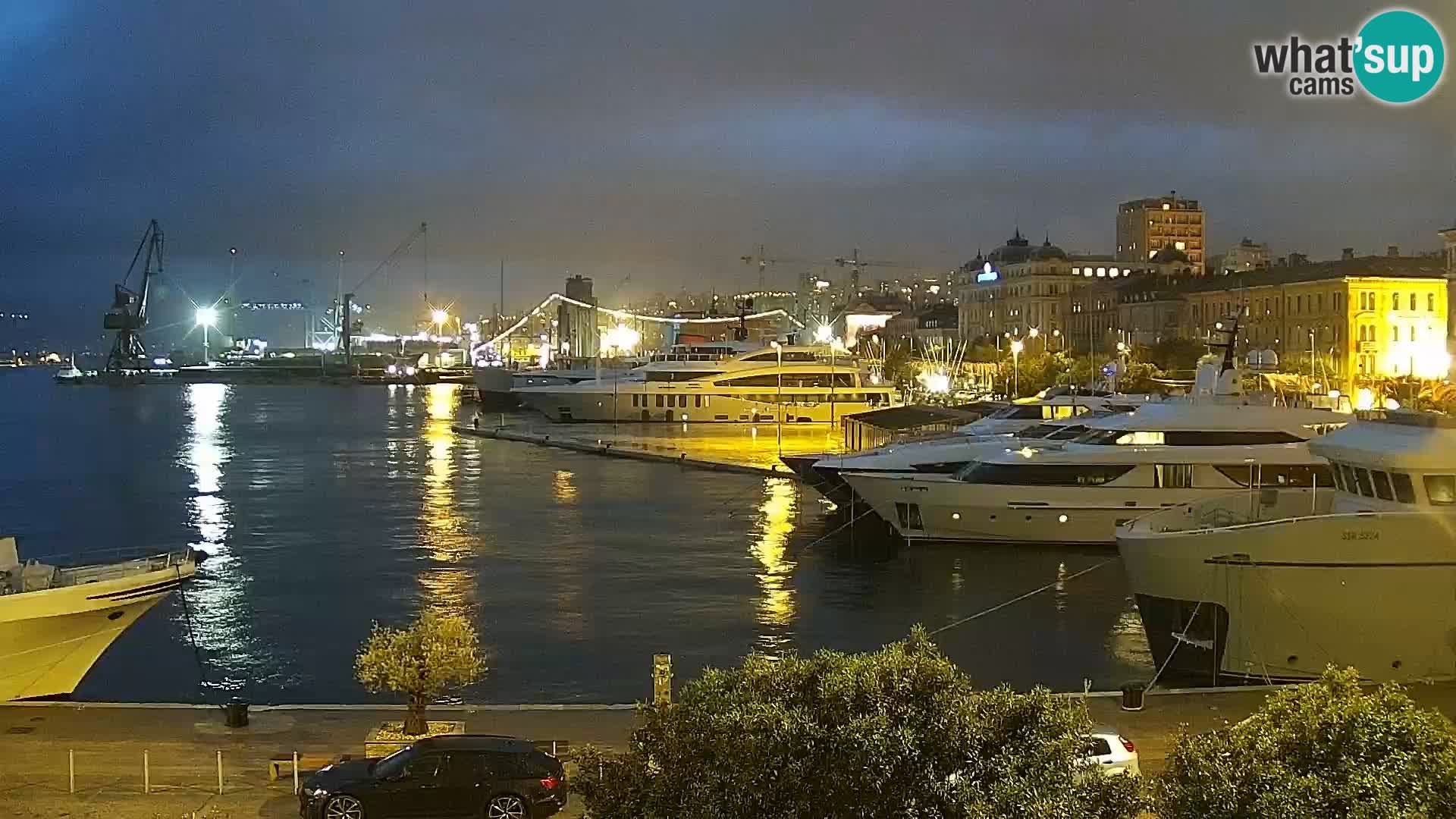 La Riva e la Marina a Rijeka (Fiume) – Live Webcam Croazia