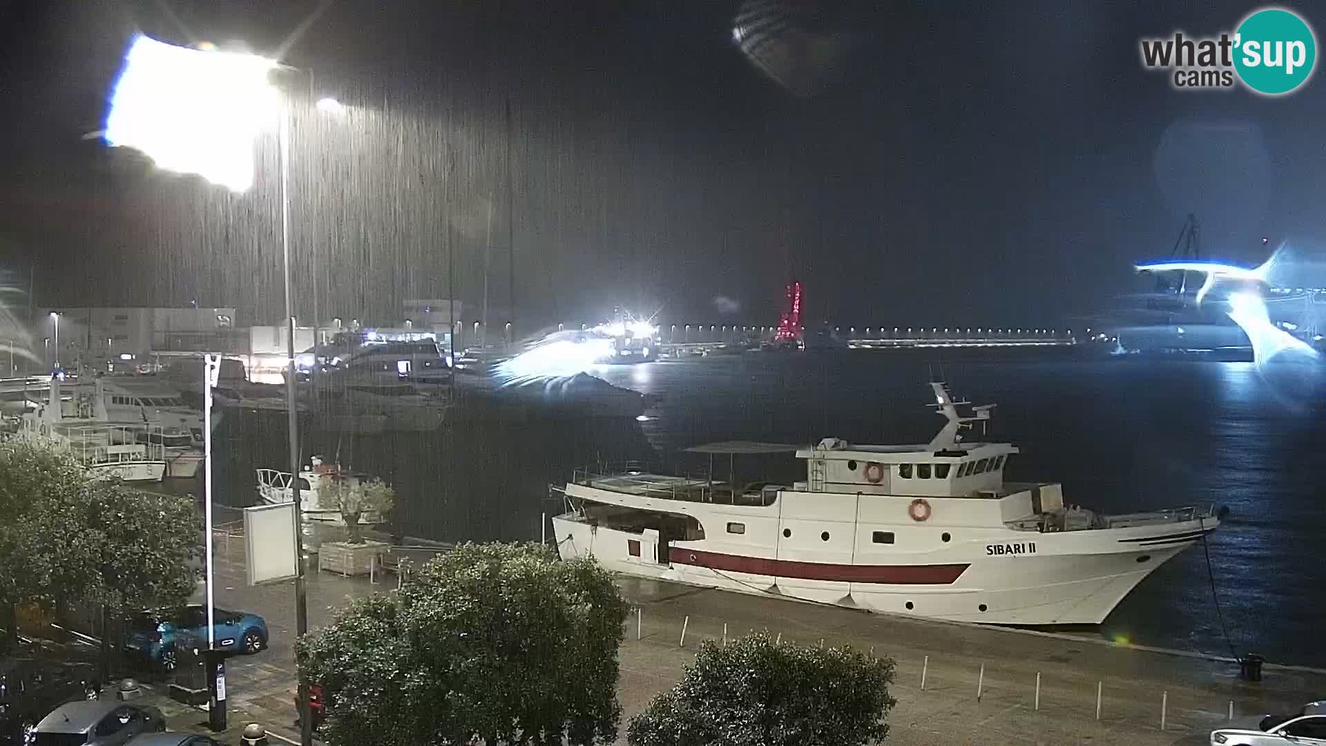 La Riva e la Marina a Rijeka (Fiume) – Live Webcam Croazia