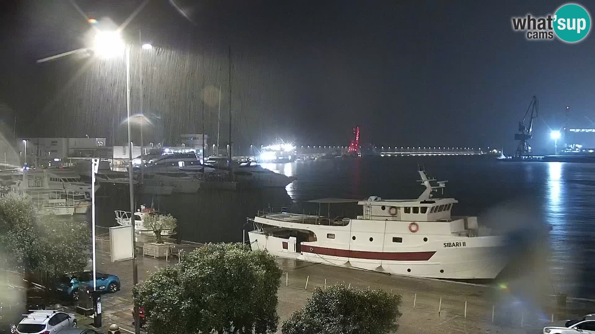 La Riva e la Marina a Rijeka (Fiume) – Live Webcam Croazia