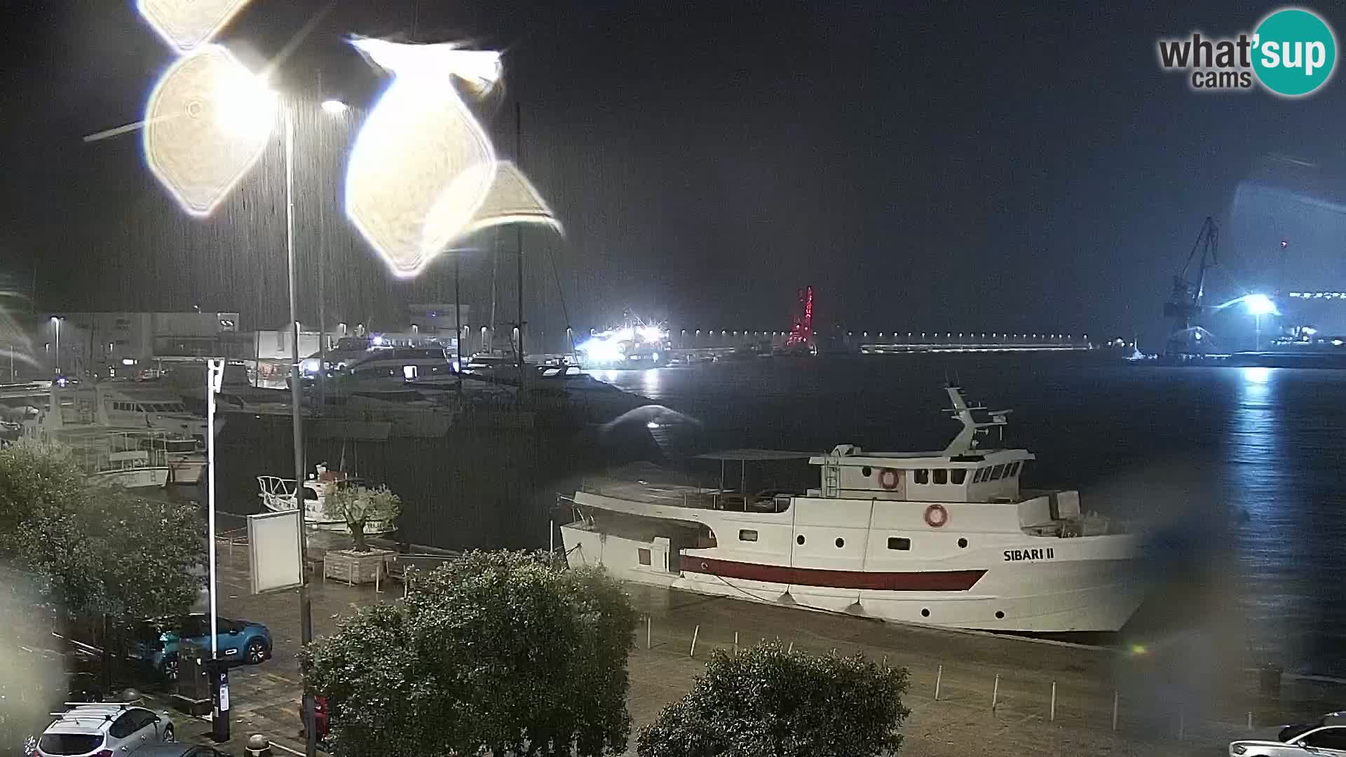 La Riva e la Marina a Rijeka (Fiume) – Live Webcam Croazia